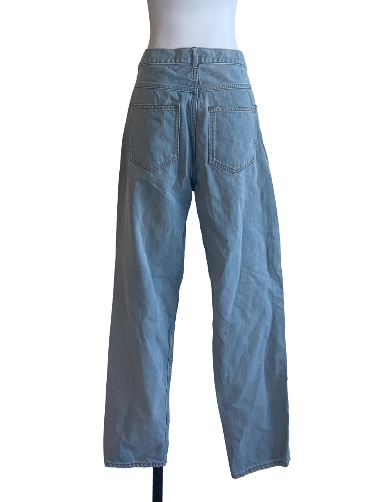 Denim Blue Straight Cut Jeans