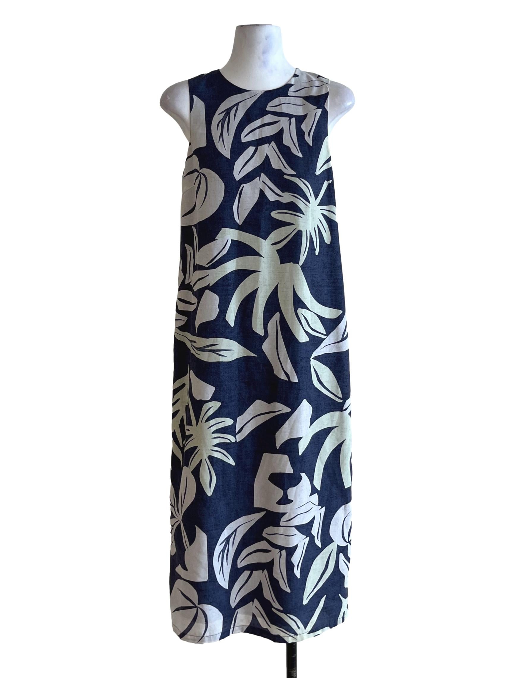 Blue Floral Sheath Dress LB