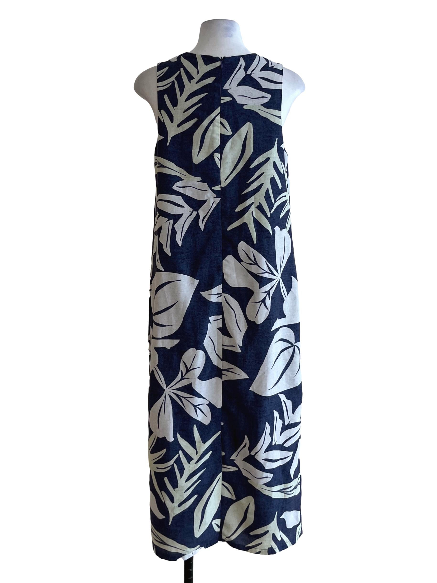 Blue Floral Sheath Dress LB