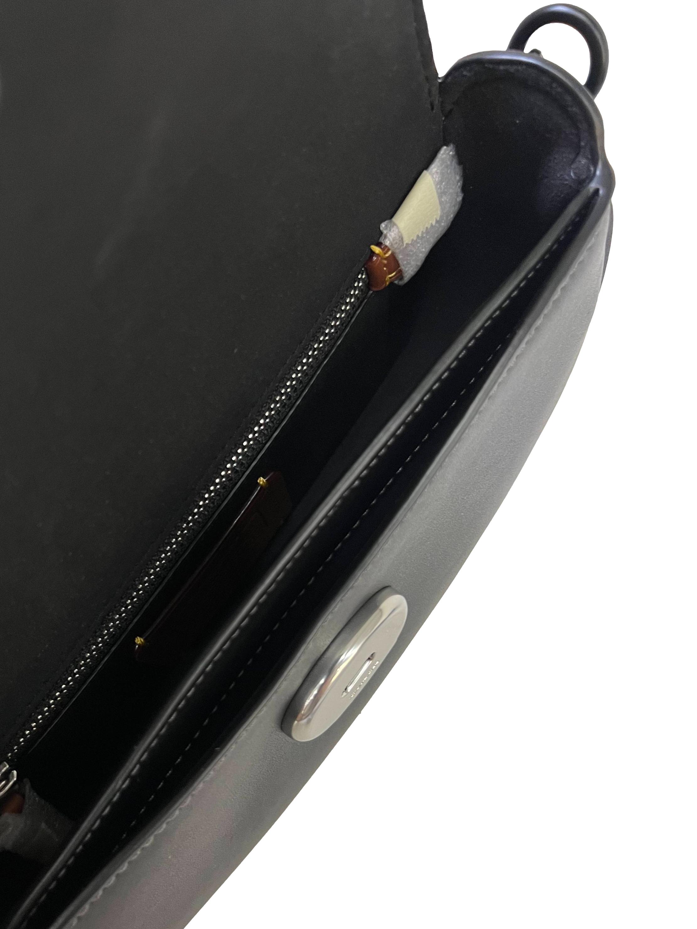 Black Leather Emmy 23 Saddle Bag CSN