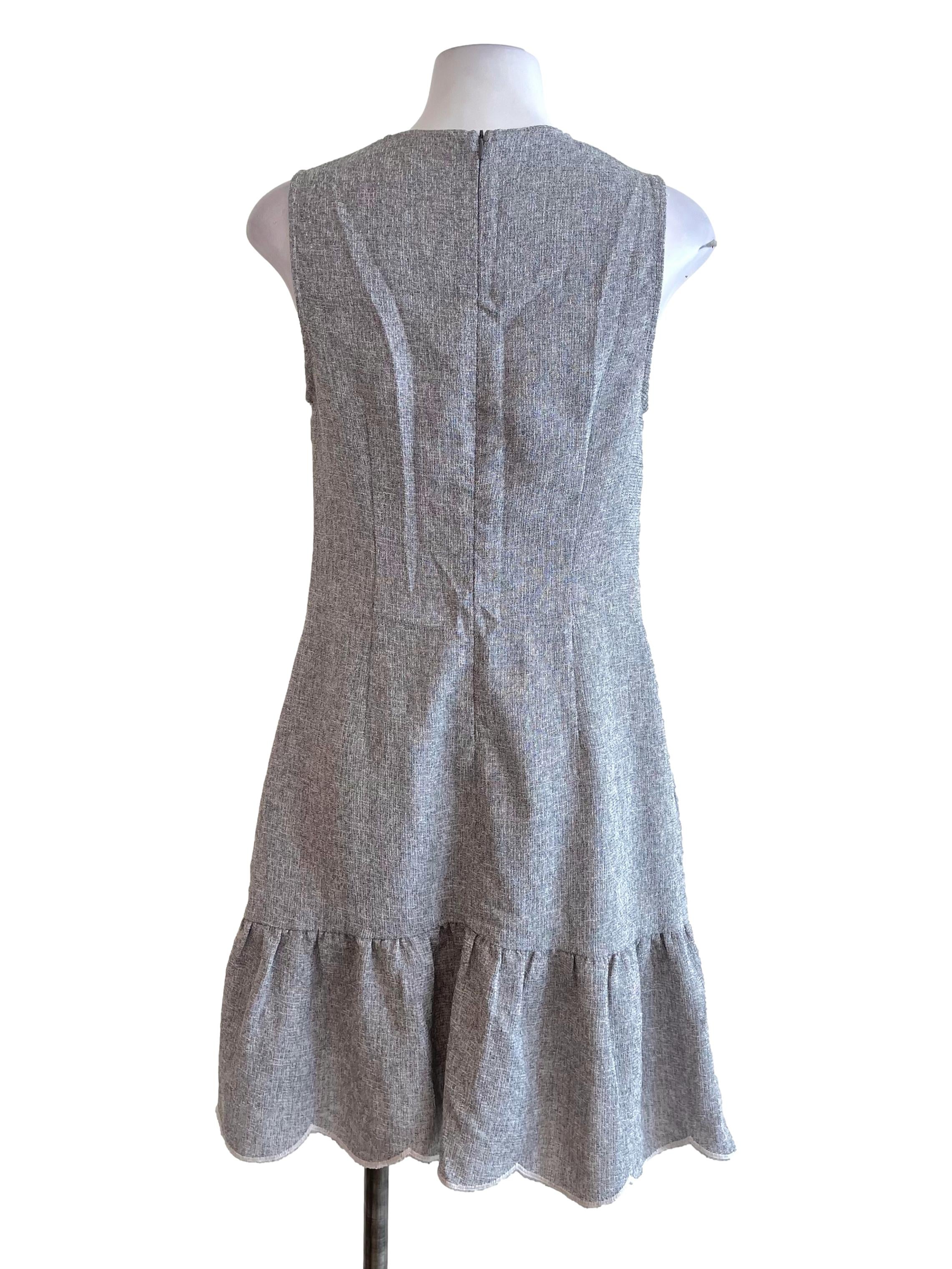 Light Grey Sleeveless Dress