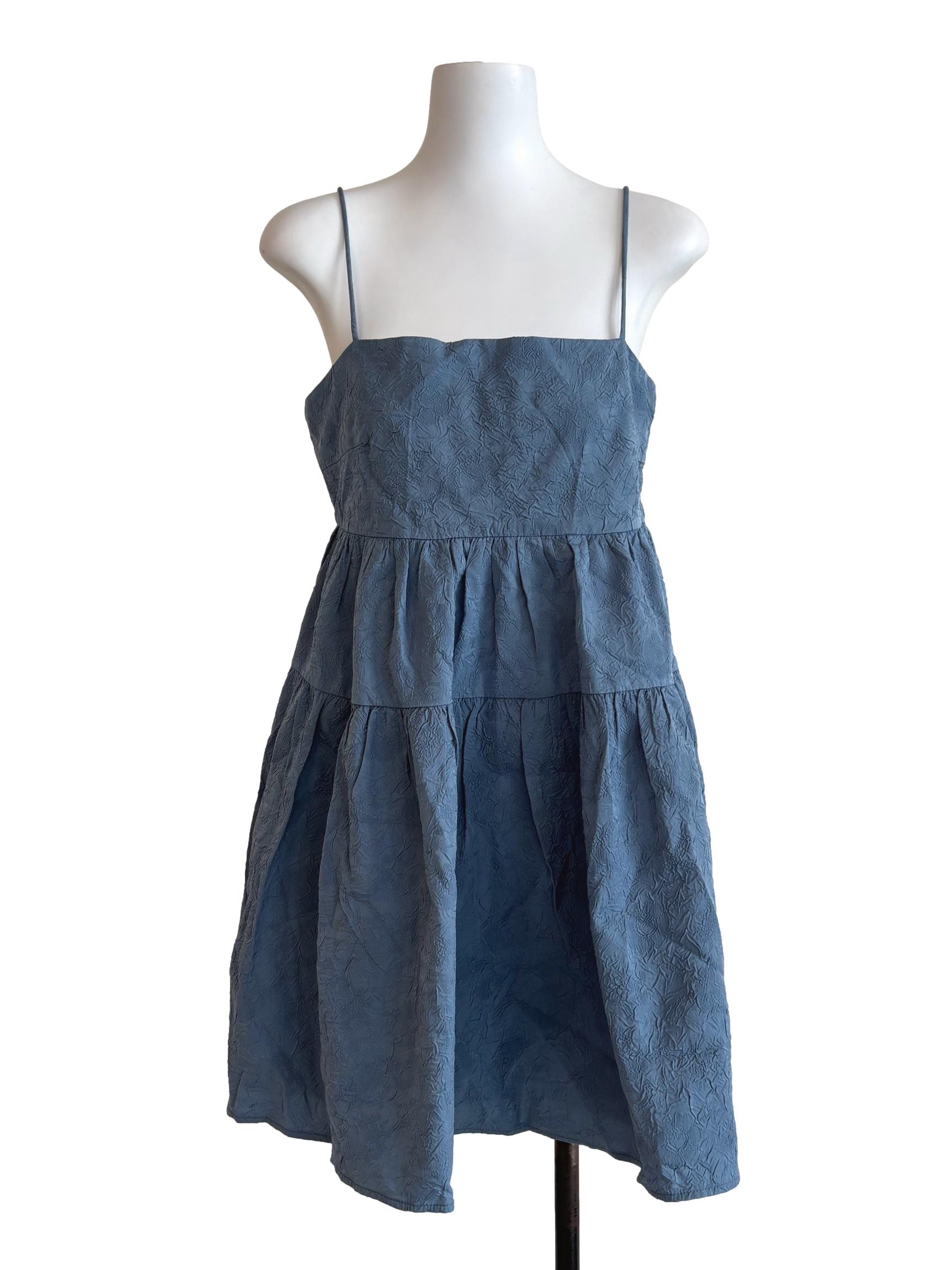 Aegean Blue Baby Doll Dress LB