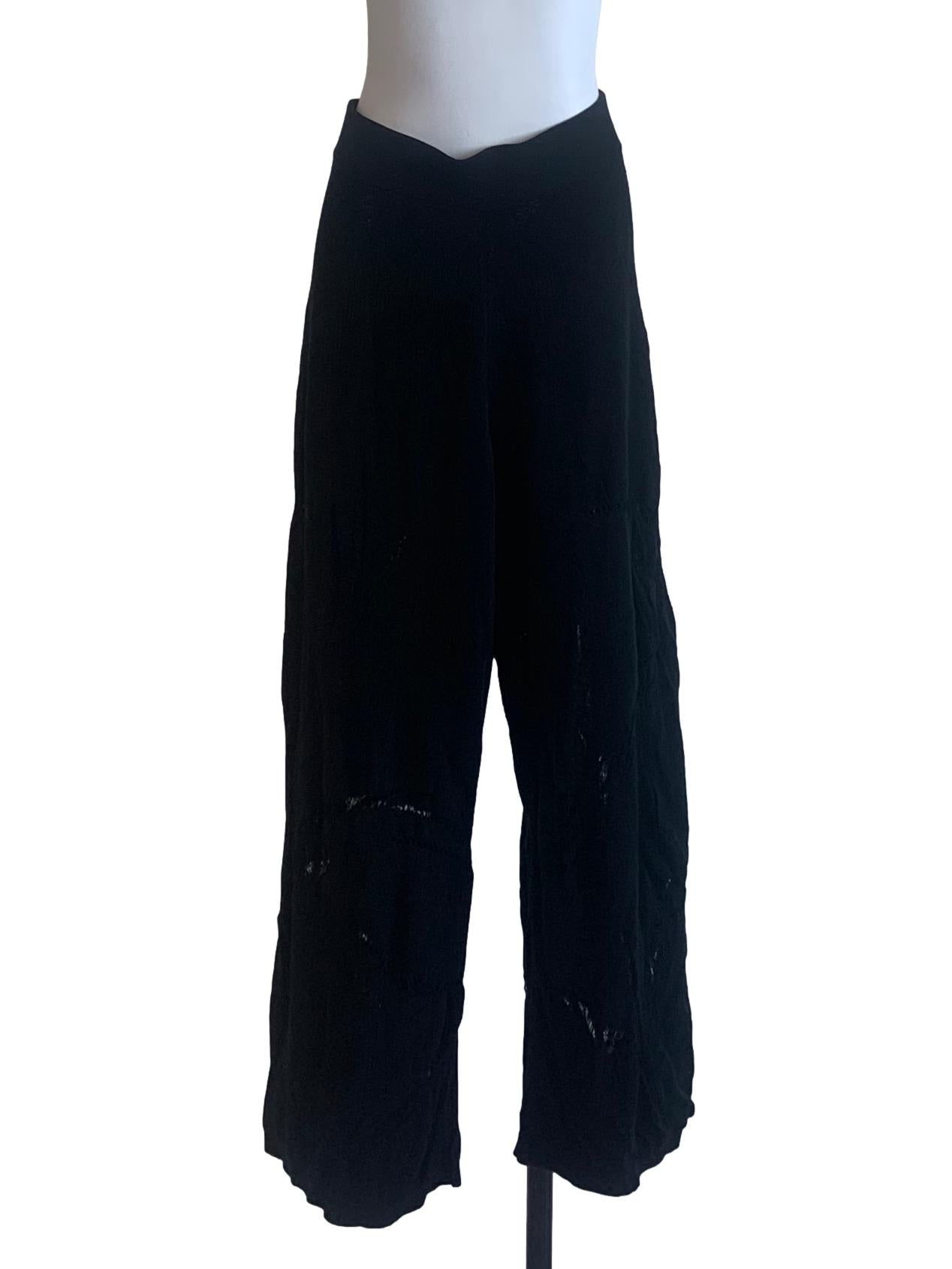 Sable Black Wide Leg Pants