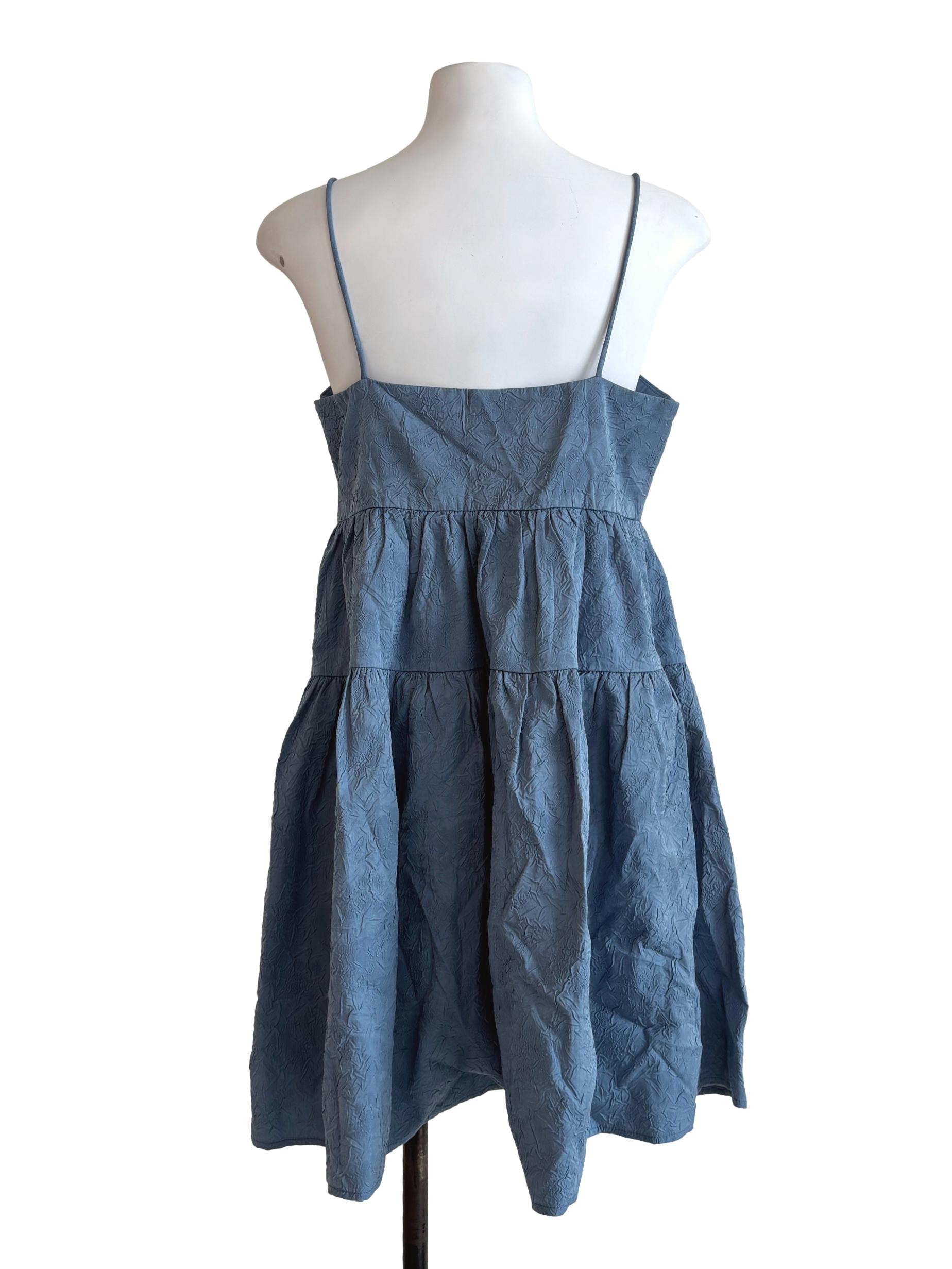 Aegean Blue Baby Doll Dress LB