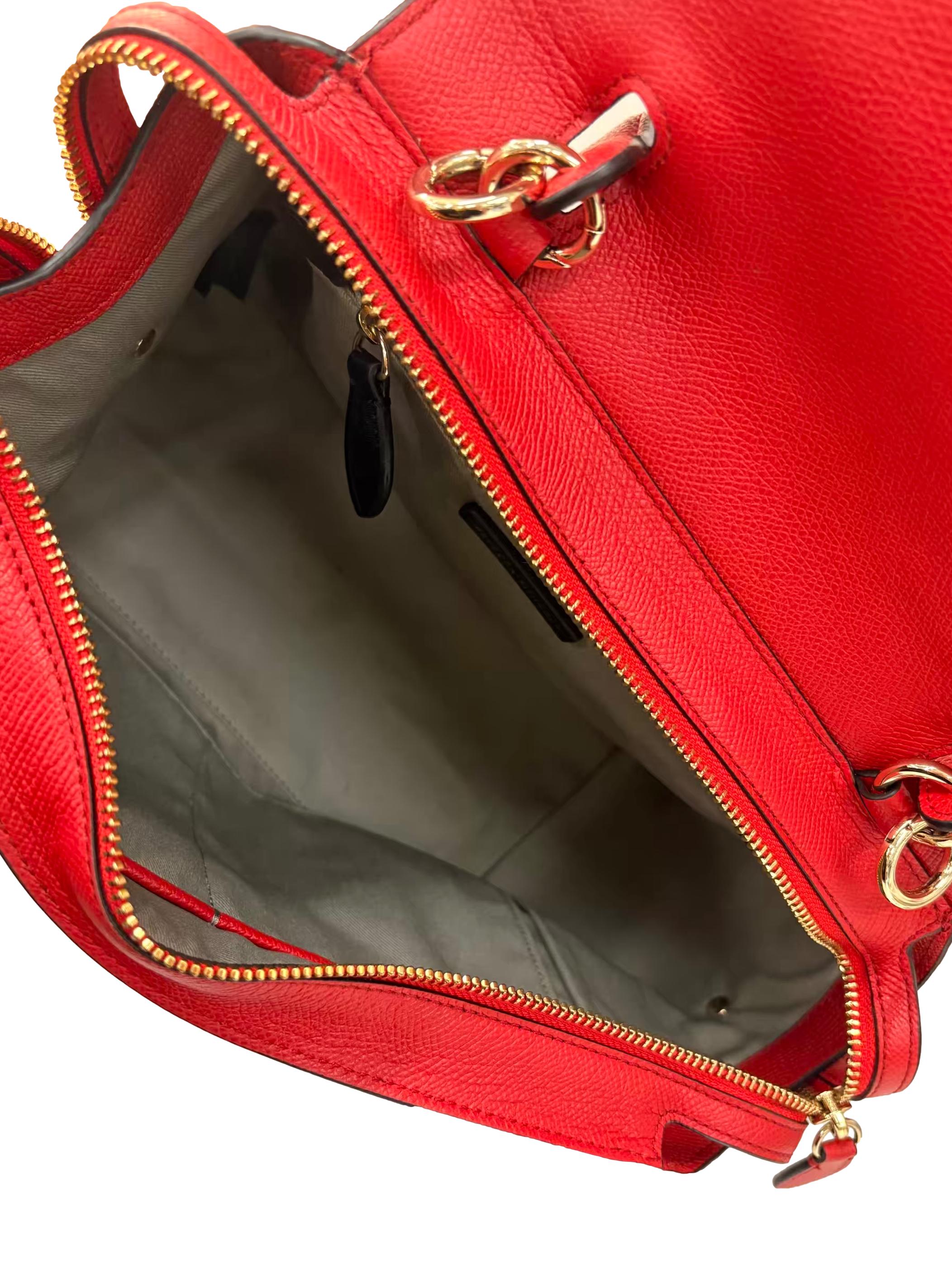 Vibrant Red Gabby Satchel Crossbody Bag