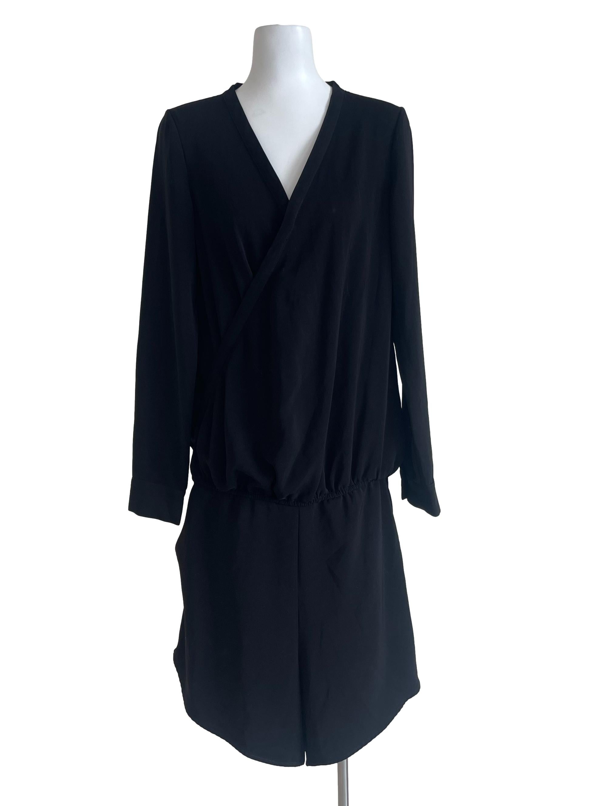 Black Long Sleeves Plain Rompers