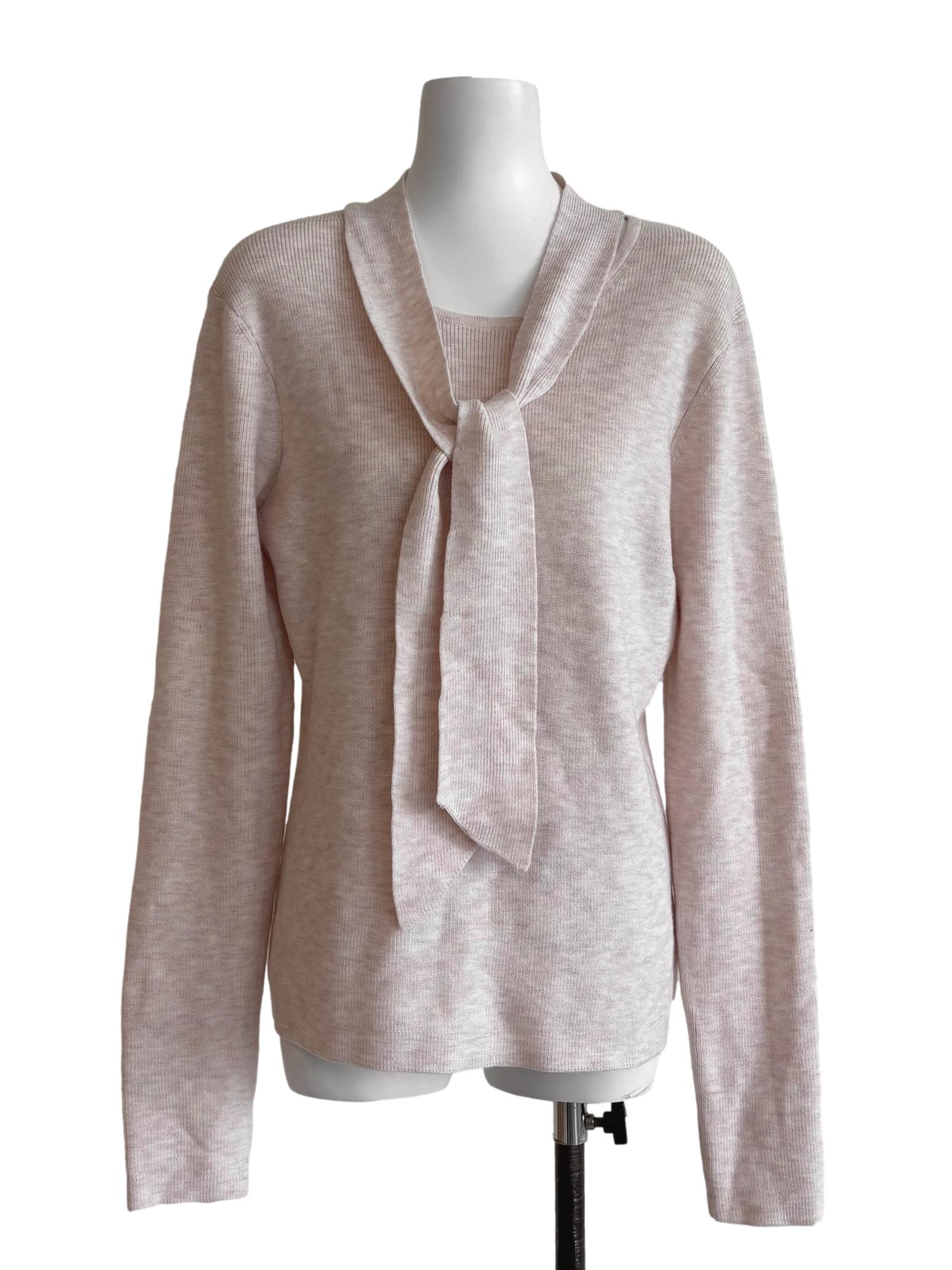 Baby Pink Knit Sweatshirt LB