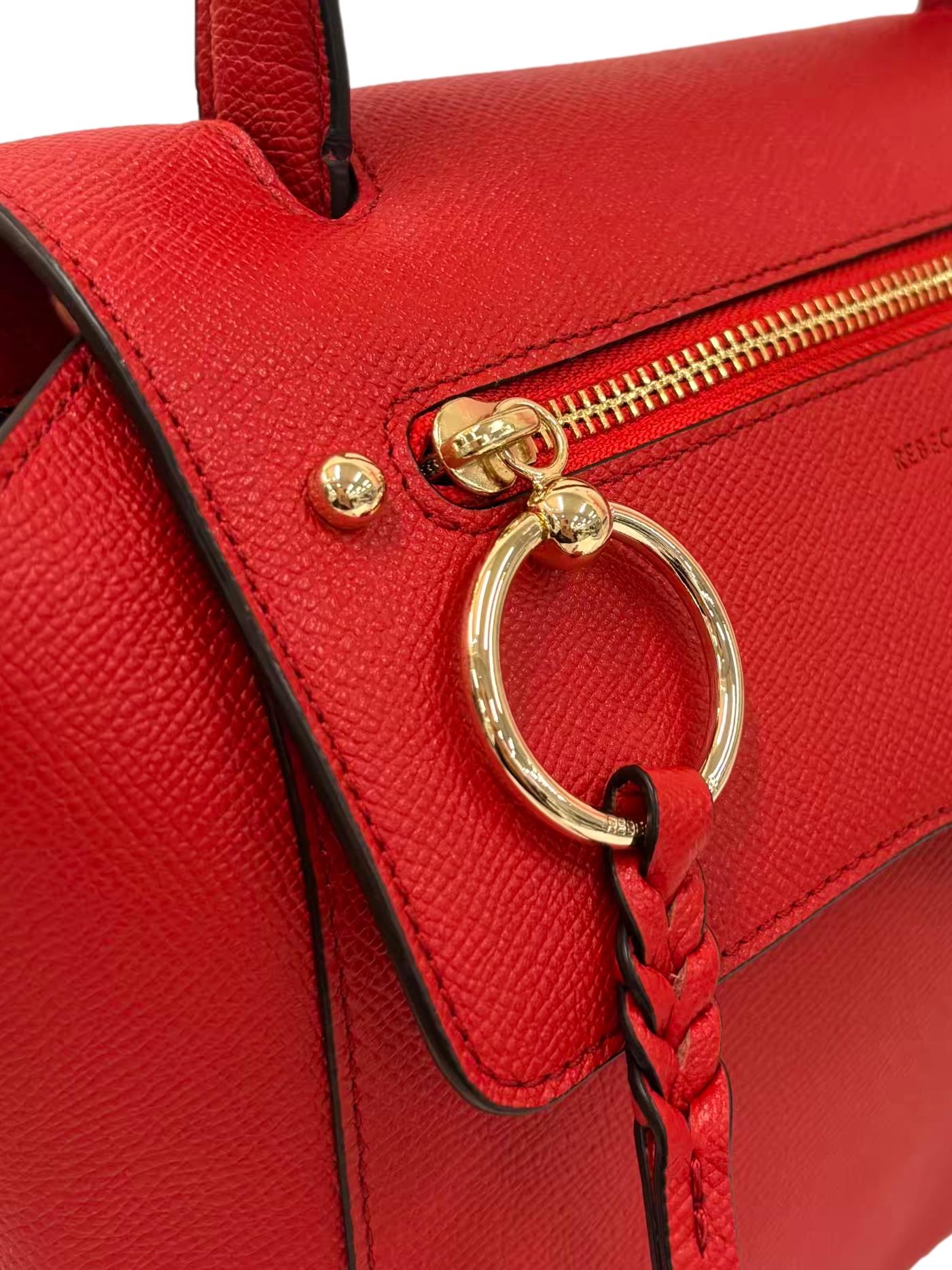 Vibrant Red Gabby Satchel Crossbody Bag