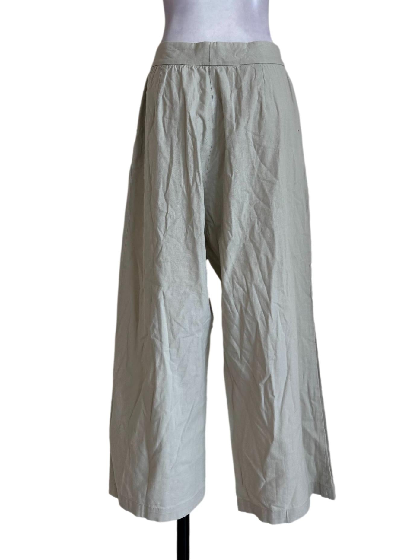 Malt Beige Relax Pants