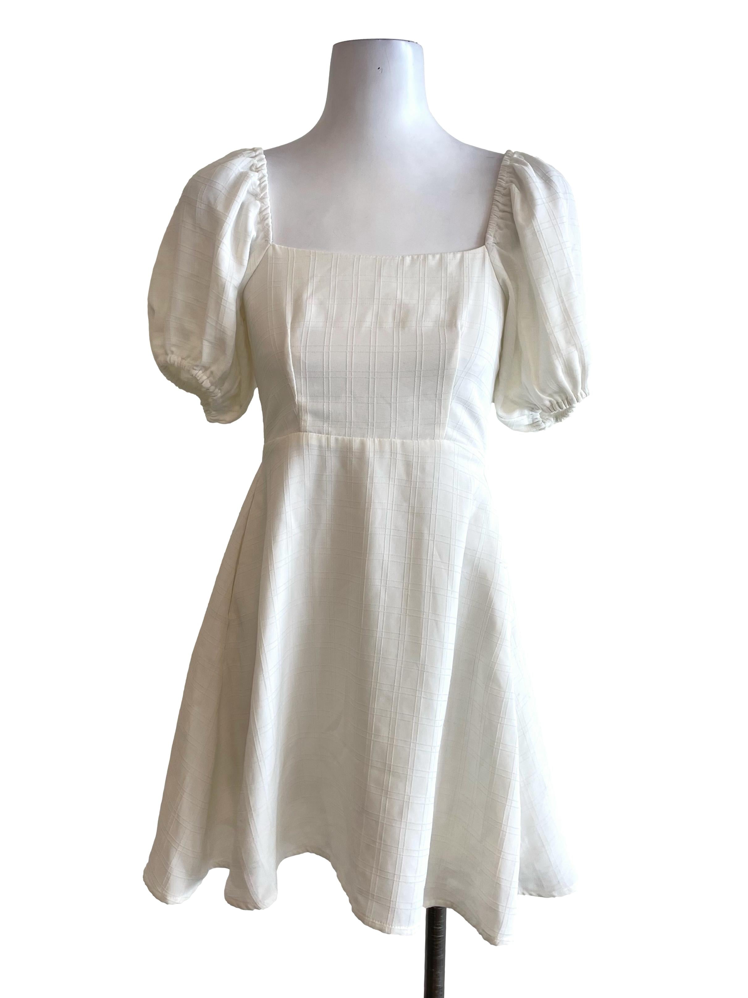 Off White A-Line Dress TTR