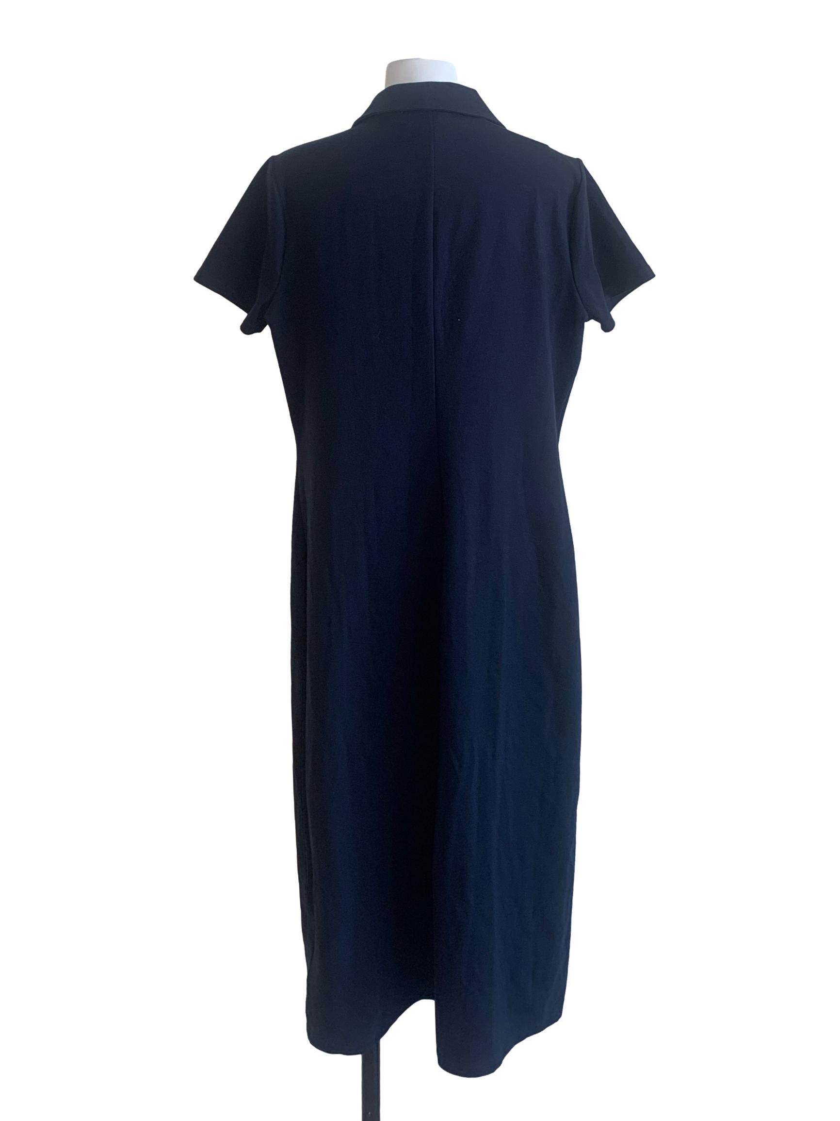 Navy Blue Shirt Dress