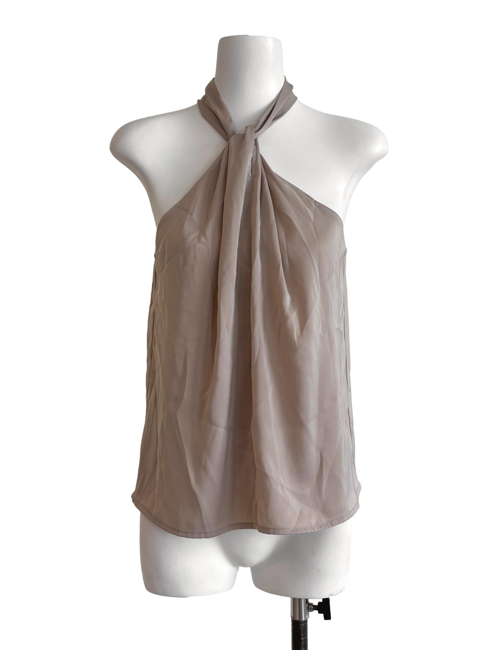 Cashmere Beige Halter Top LB