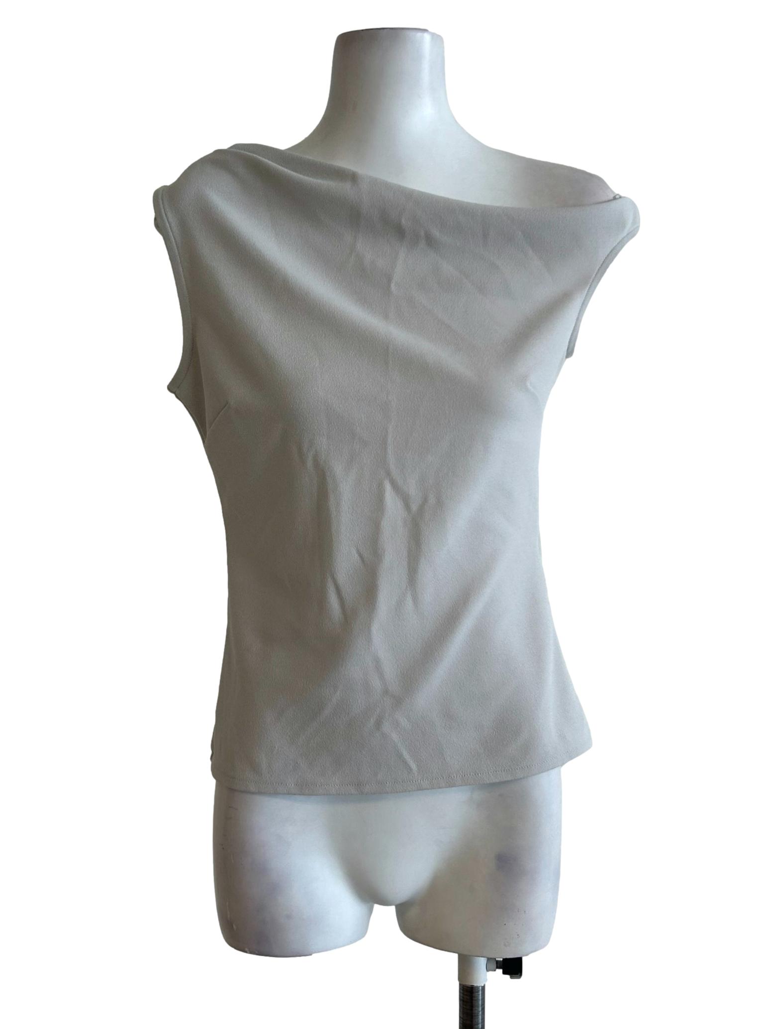 Sage Grey Asymmetric Top