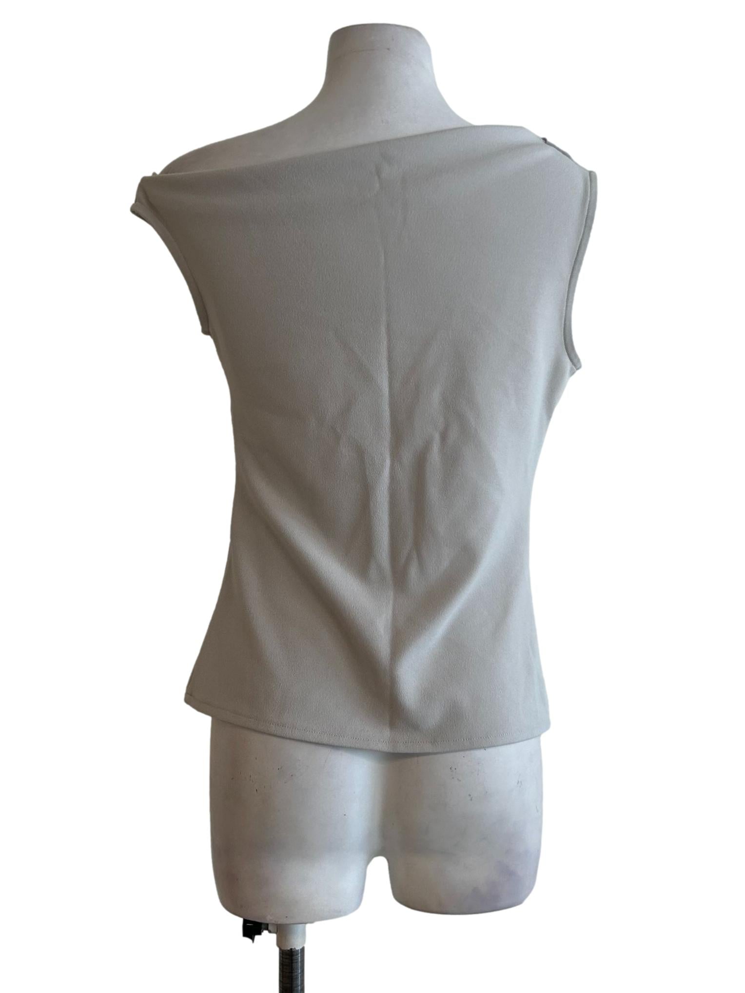 Sage Grey Asymmetric Top