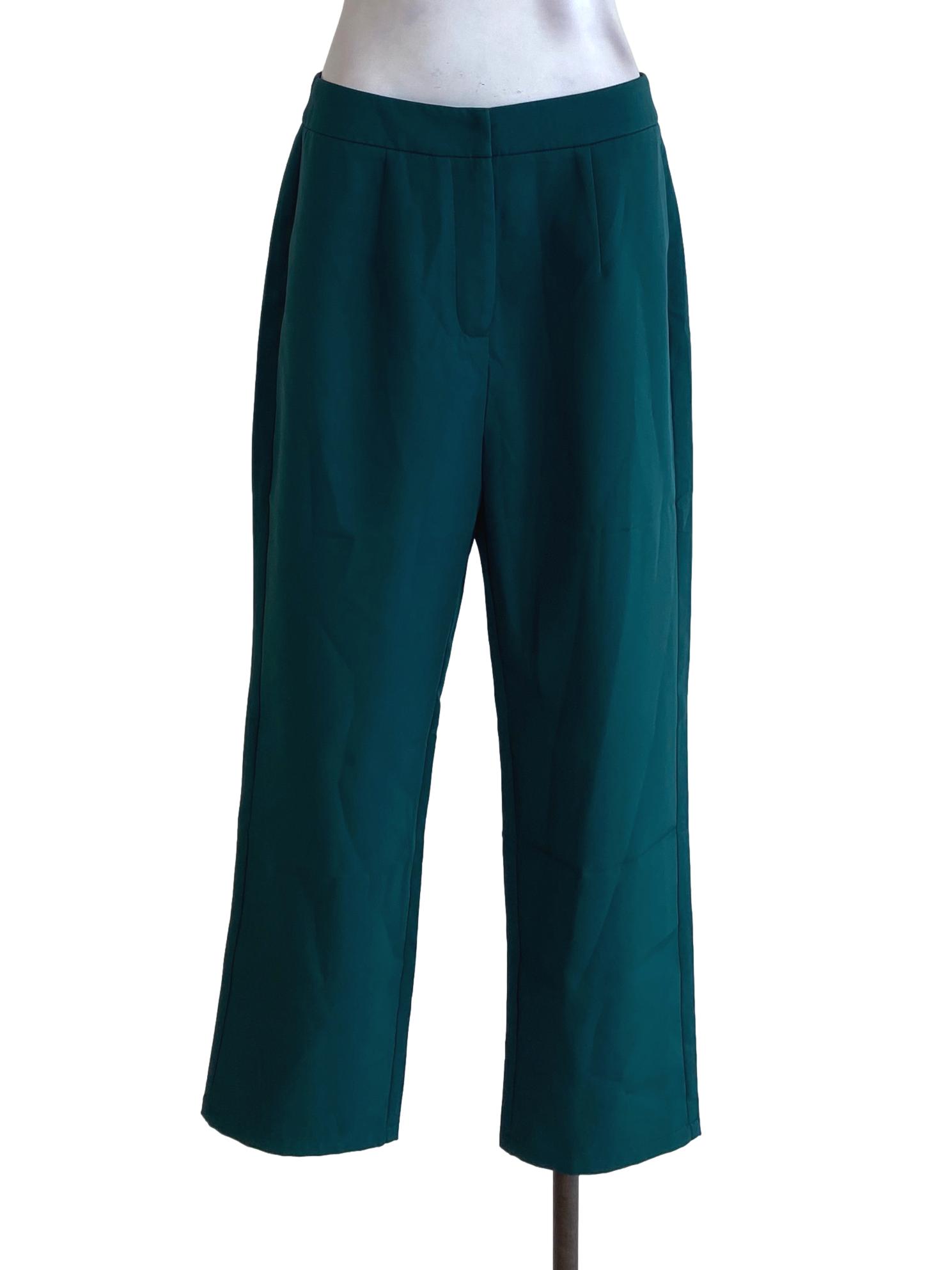Love & Bravery Green Straight Cut Pants | REFASH