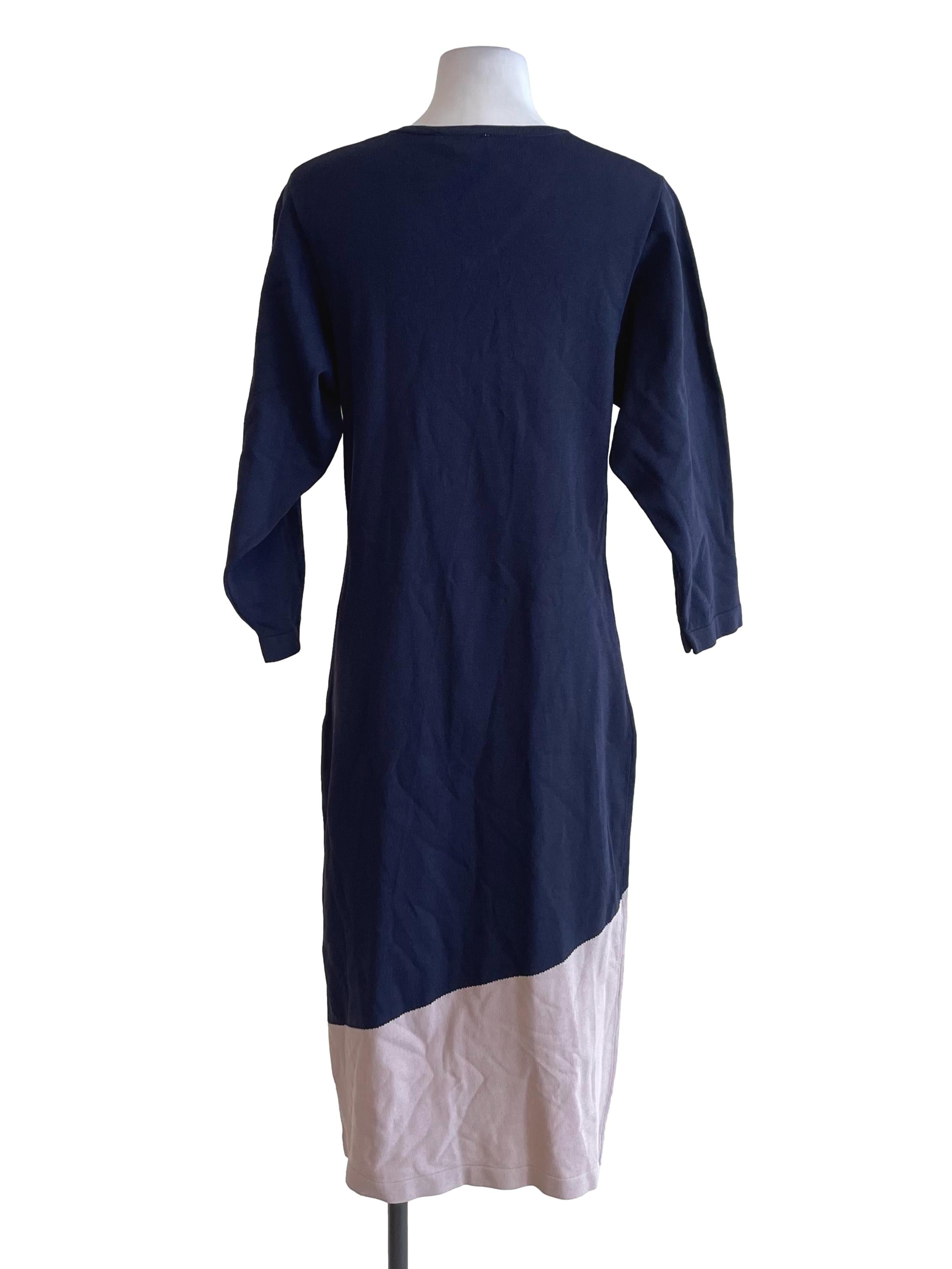 Navy Knit Slip Dress LB