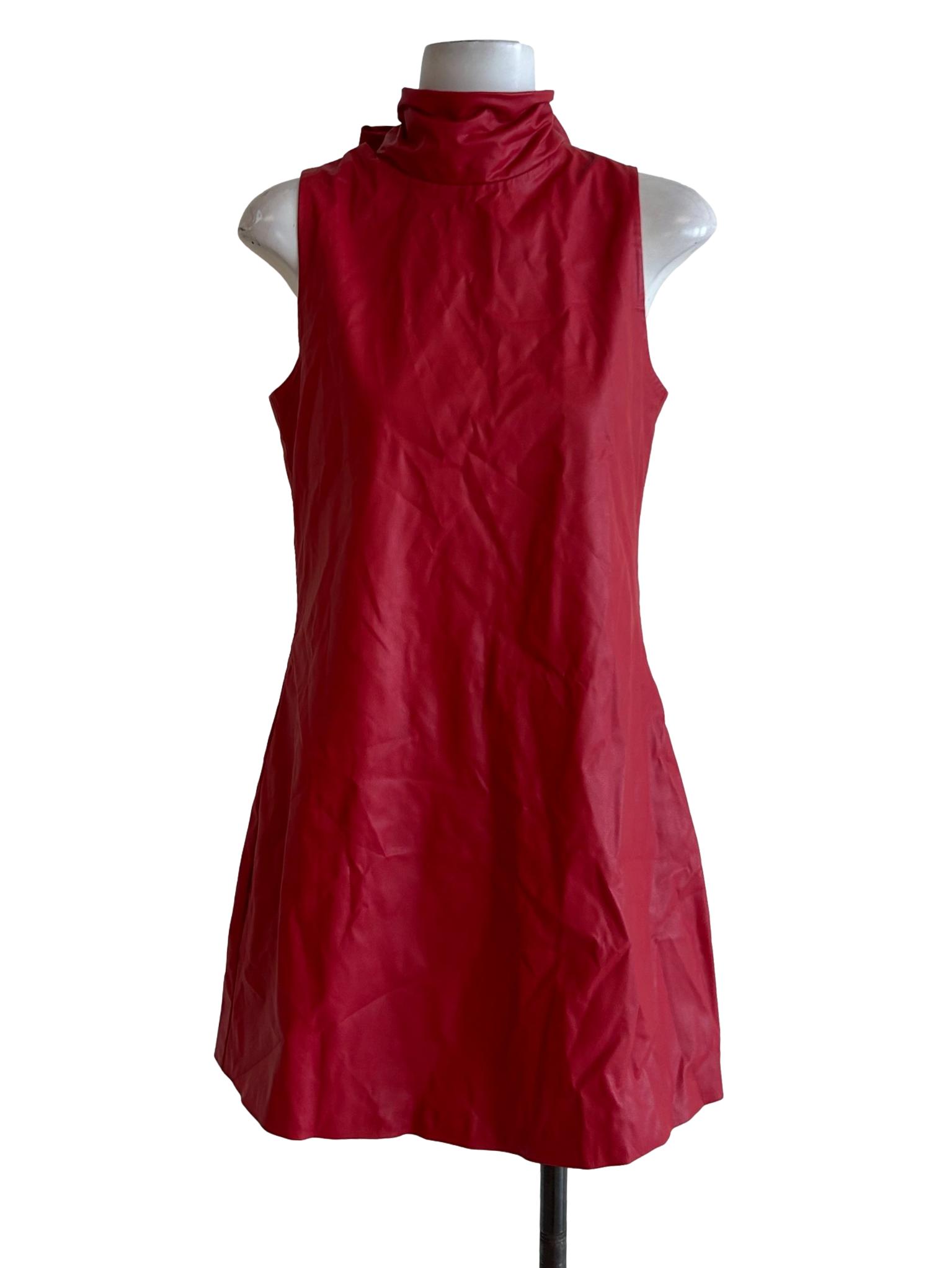 Classic Red Halter Dress