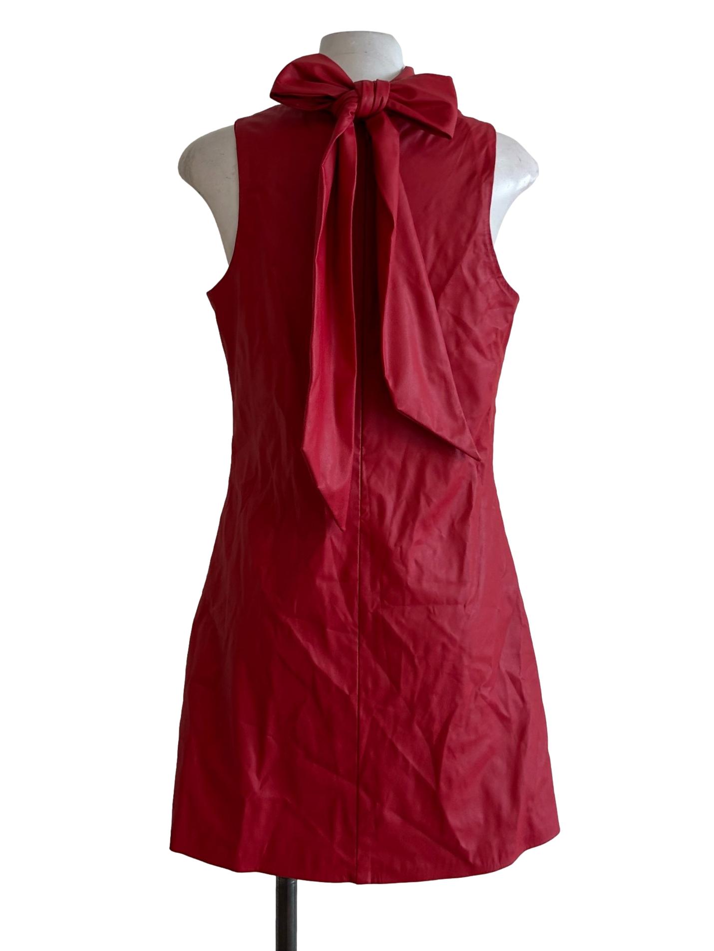 Classic Red Halter Dress