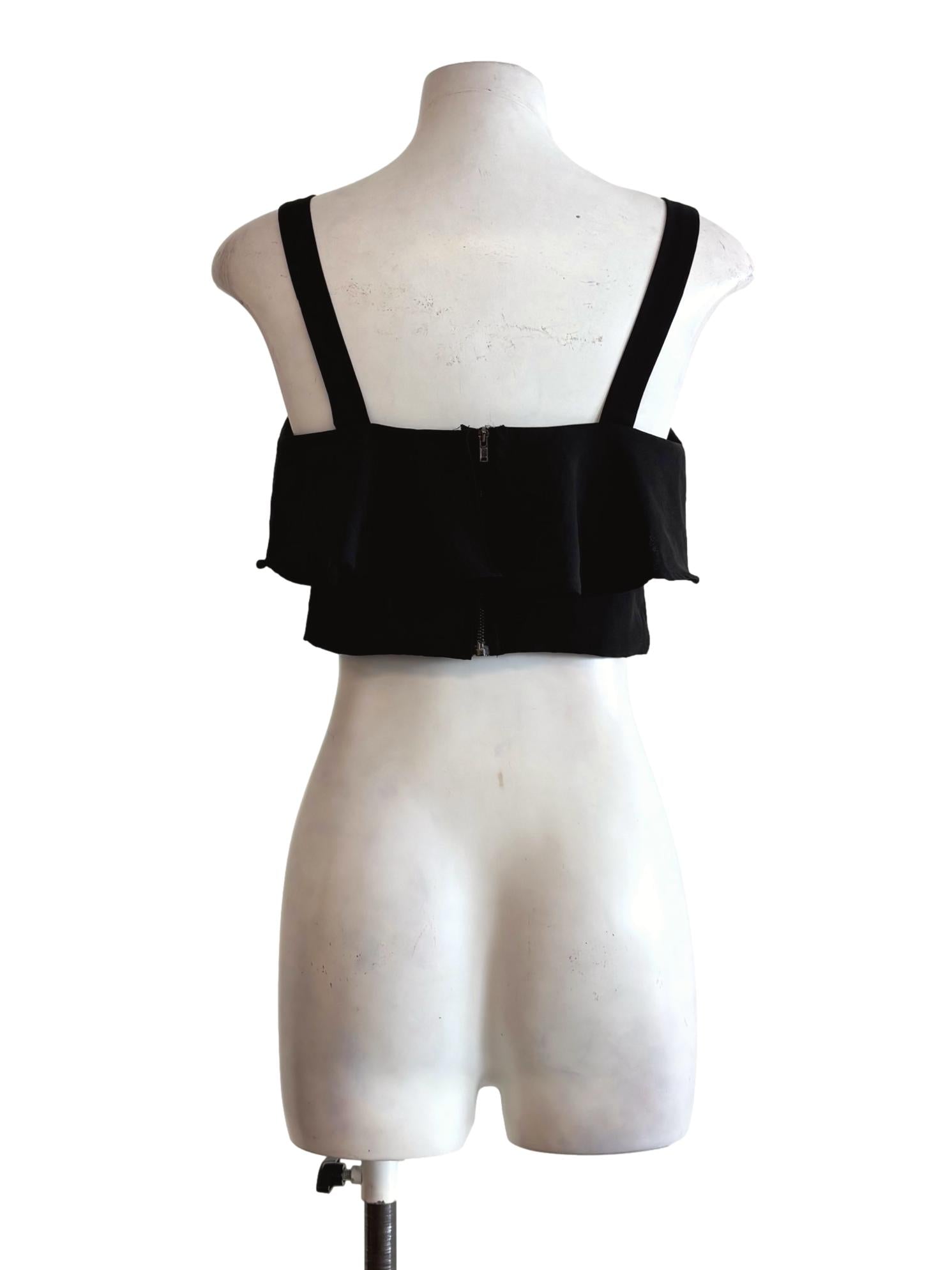 Night Black Layered Camisole Top TTR