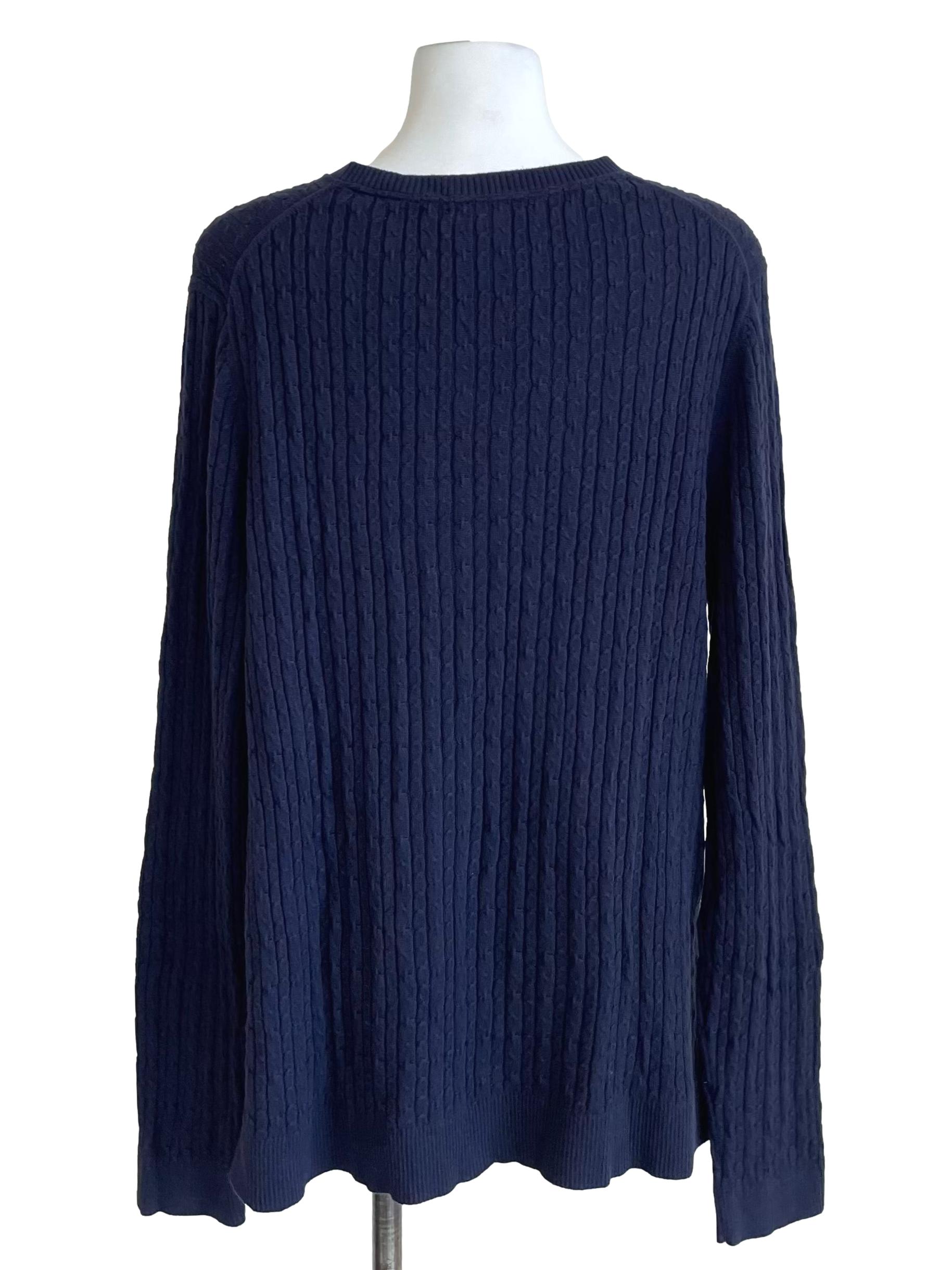 Navy Tweed Jumper