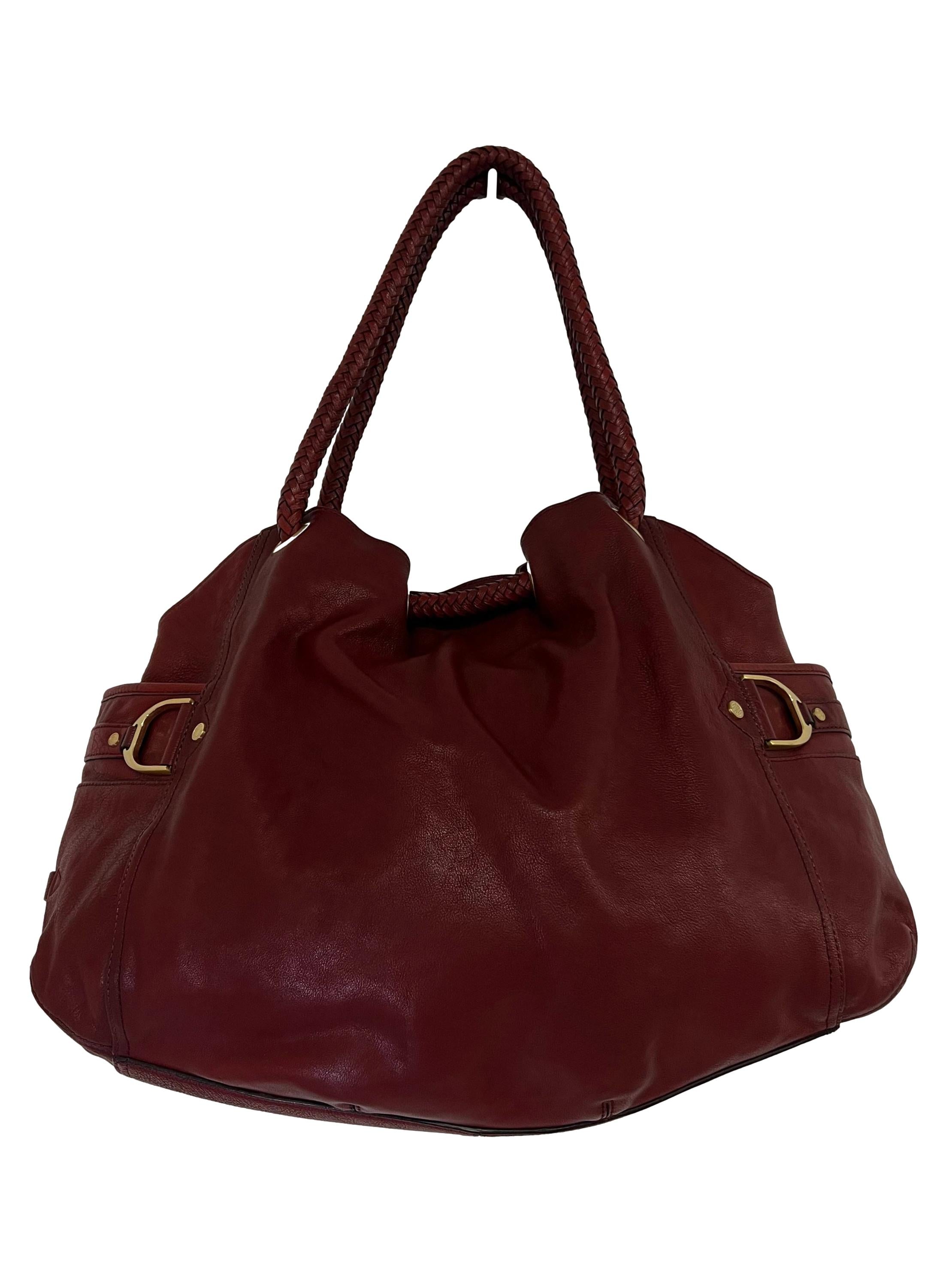 Red Leather Denny Bag Shoulder Bag CSN