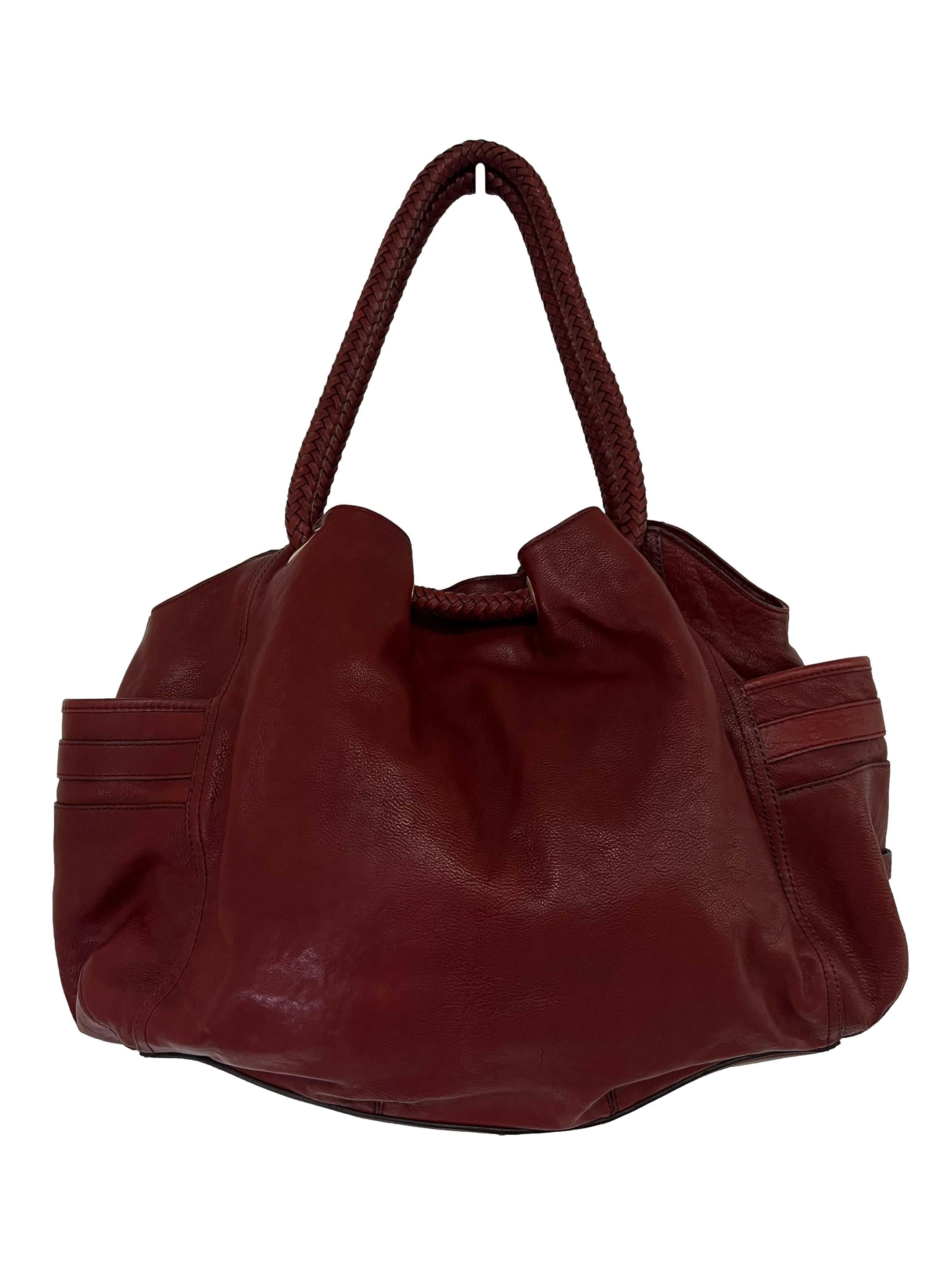 Red Leather Denny Bag Shoulder Bag CSN