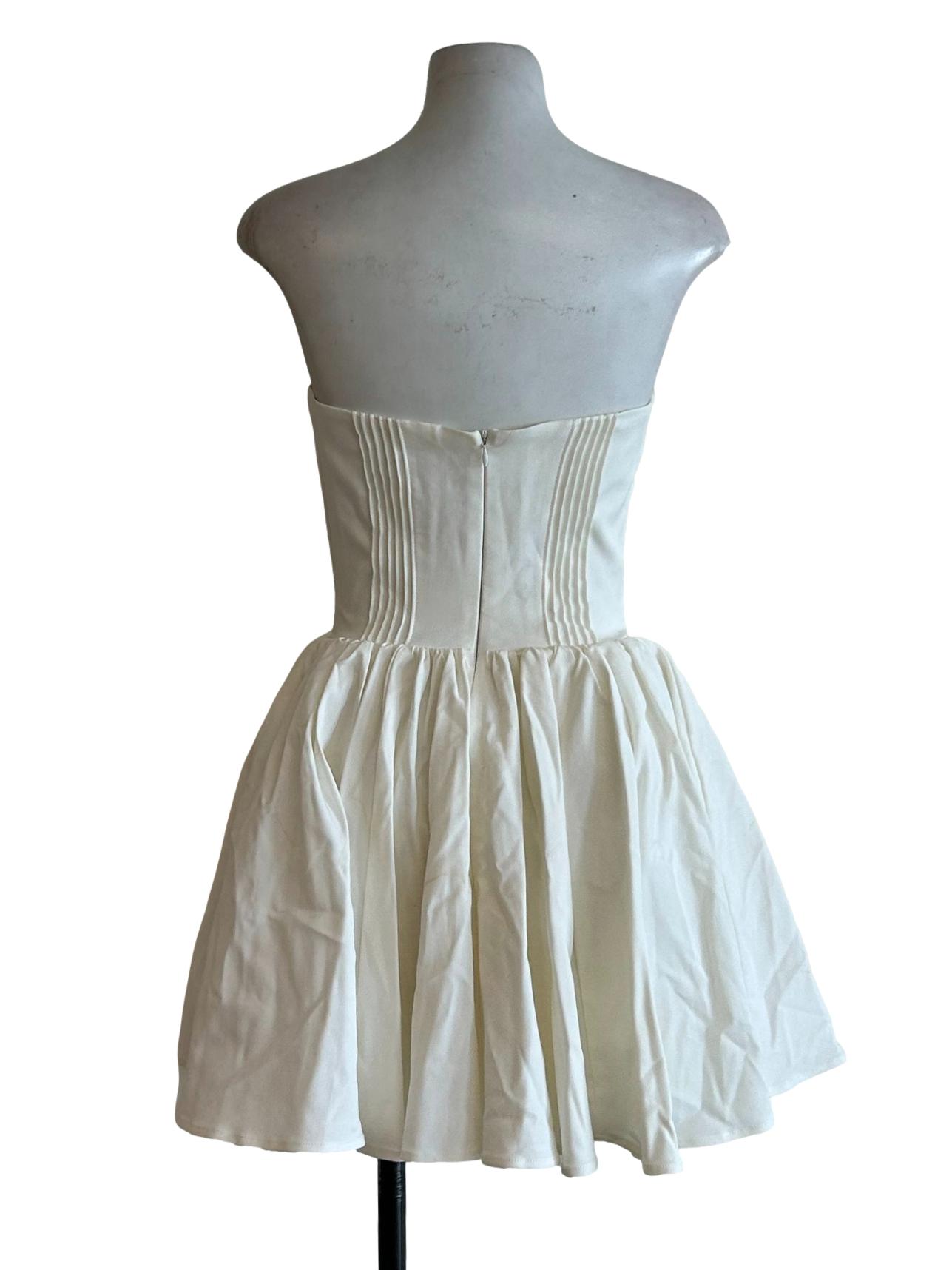 Ivory White Mini Dress