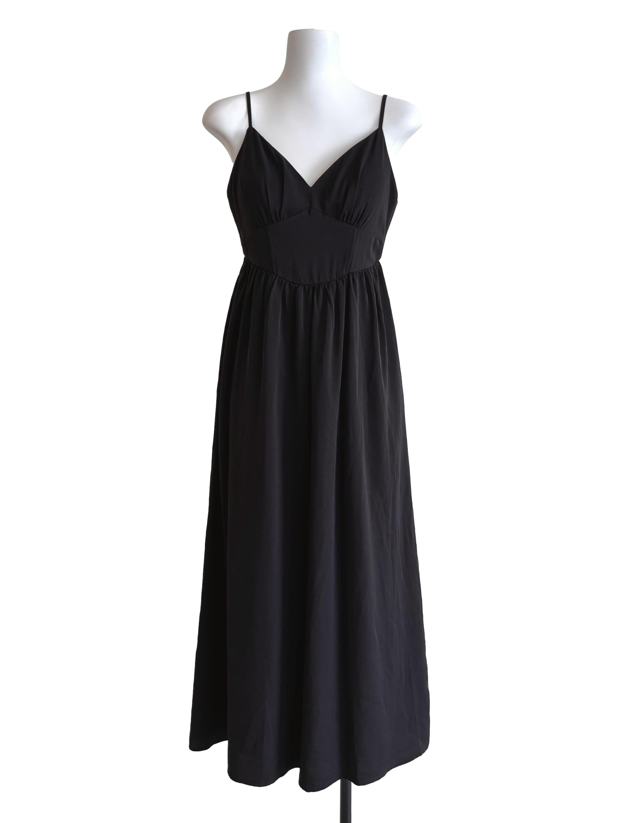 Onyx Black Camisole Dress