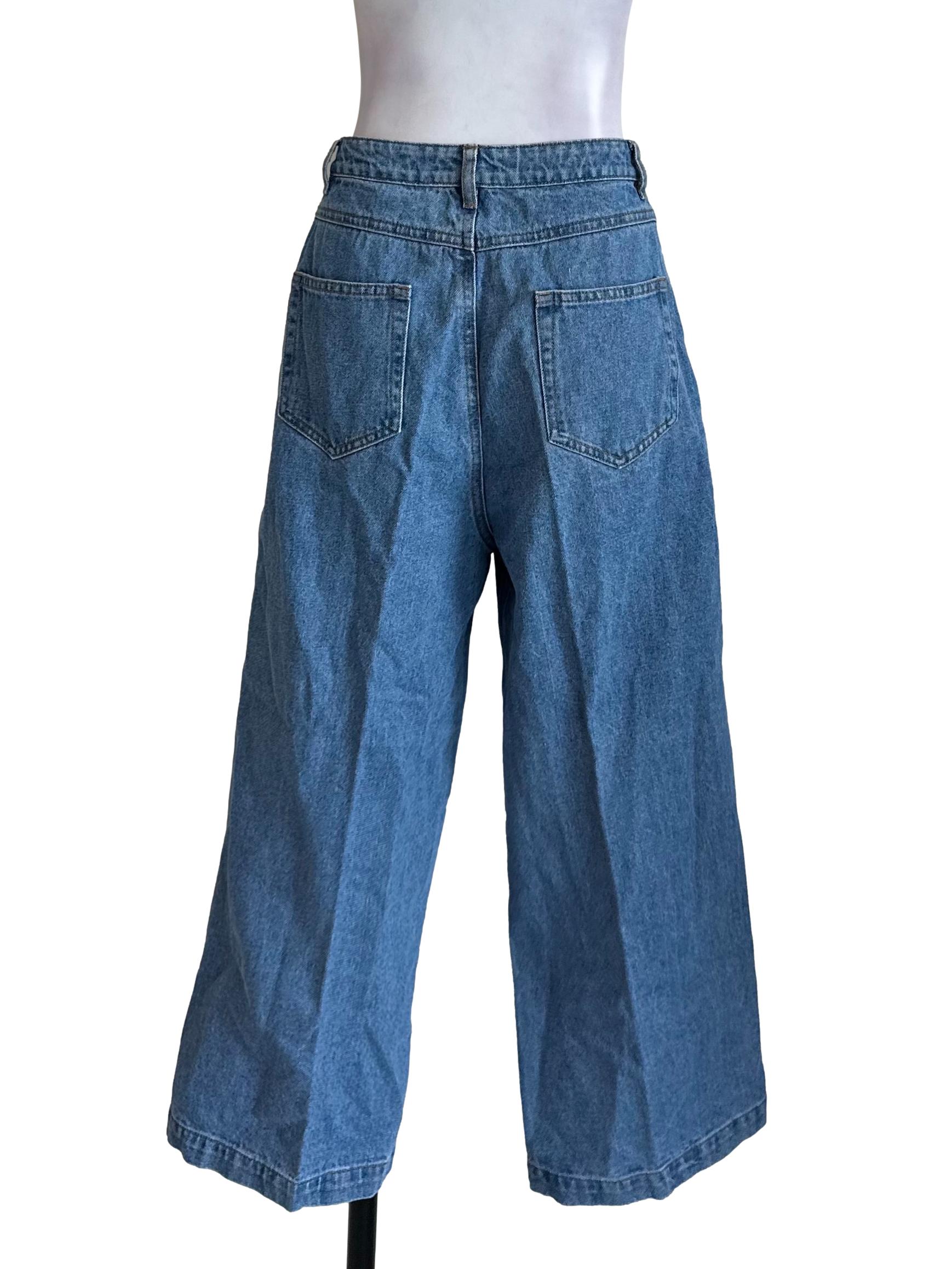 Blue Denim Straight Jeans