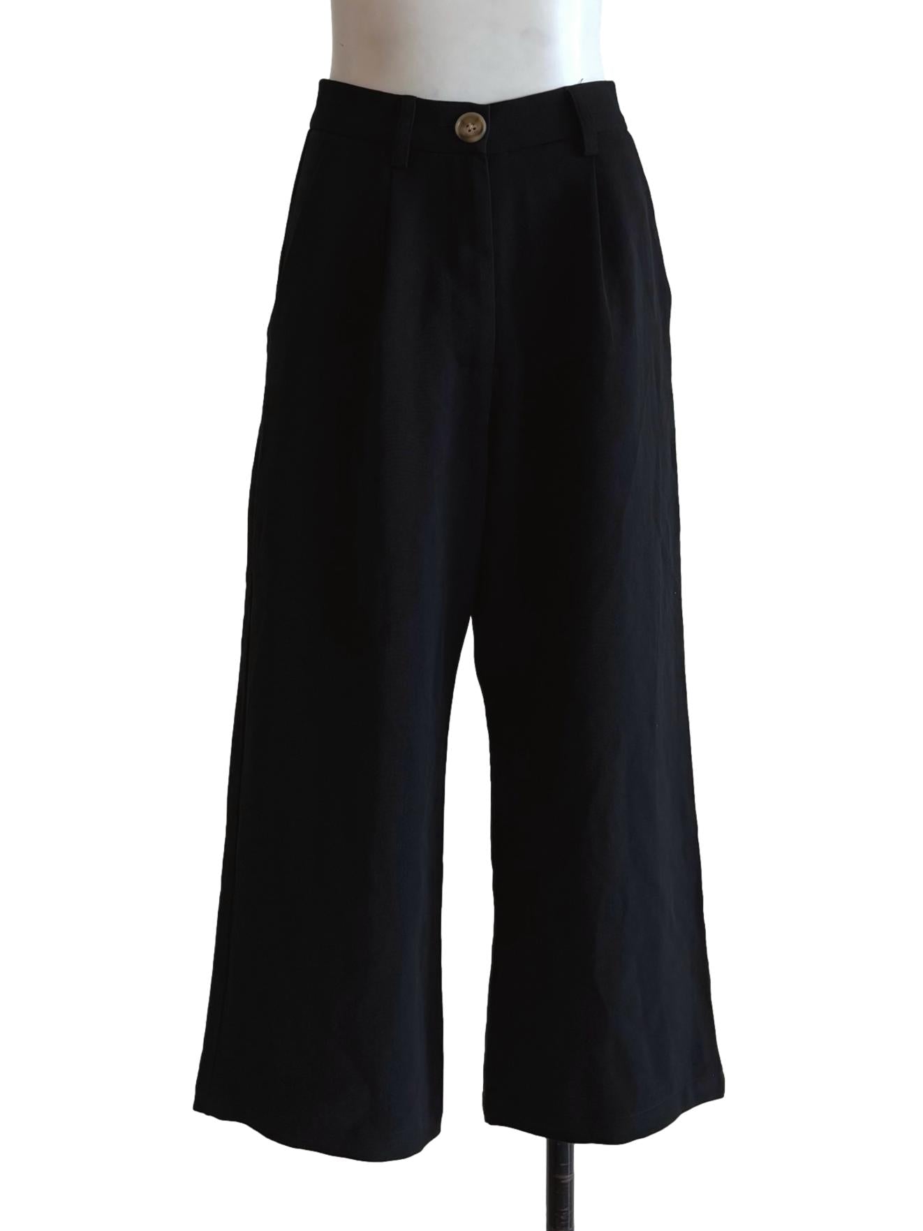 Jet Black Relaxed Pants TTR