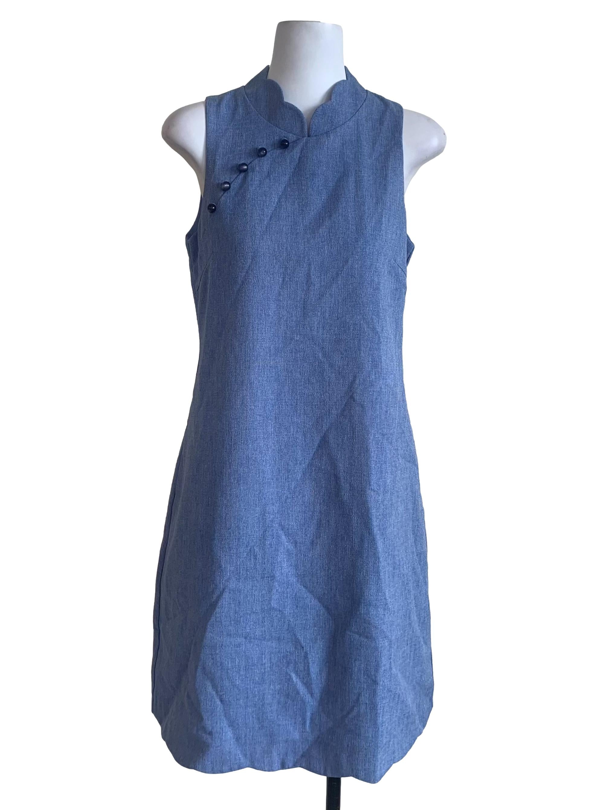 Lapis Blue Tunic Dress
