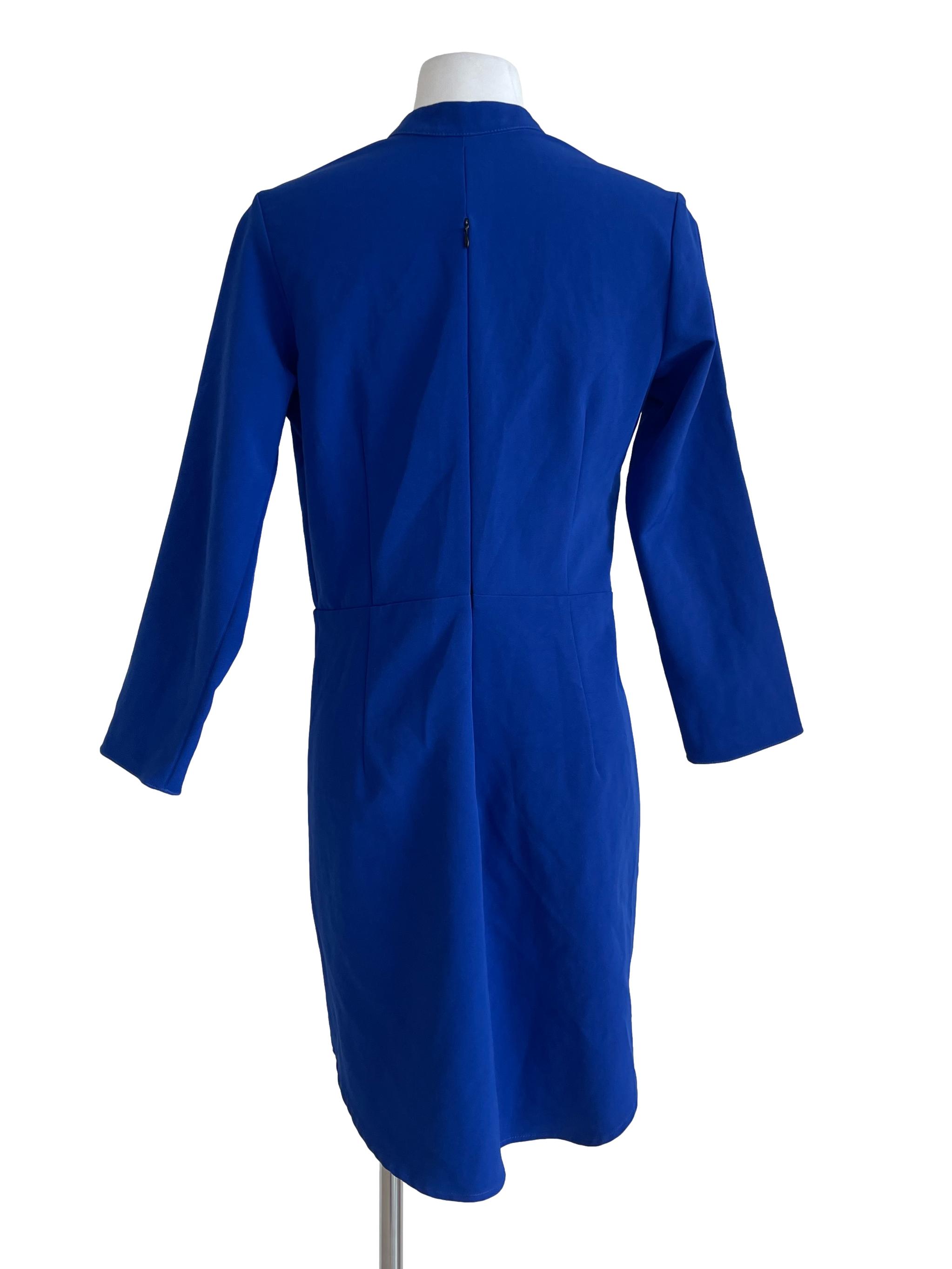 Blue Buttoned Dress