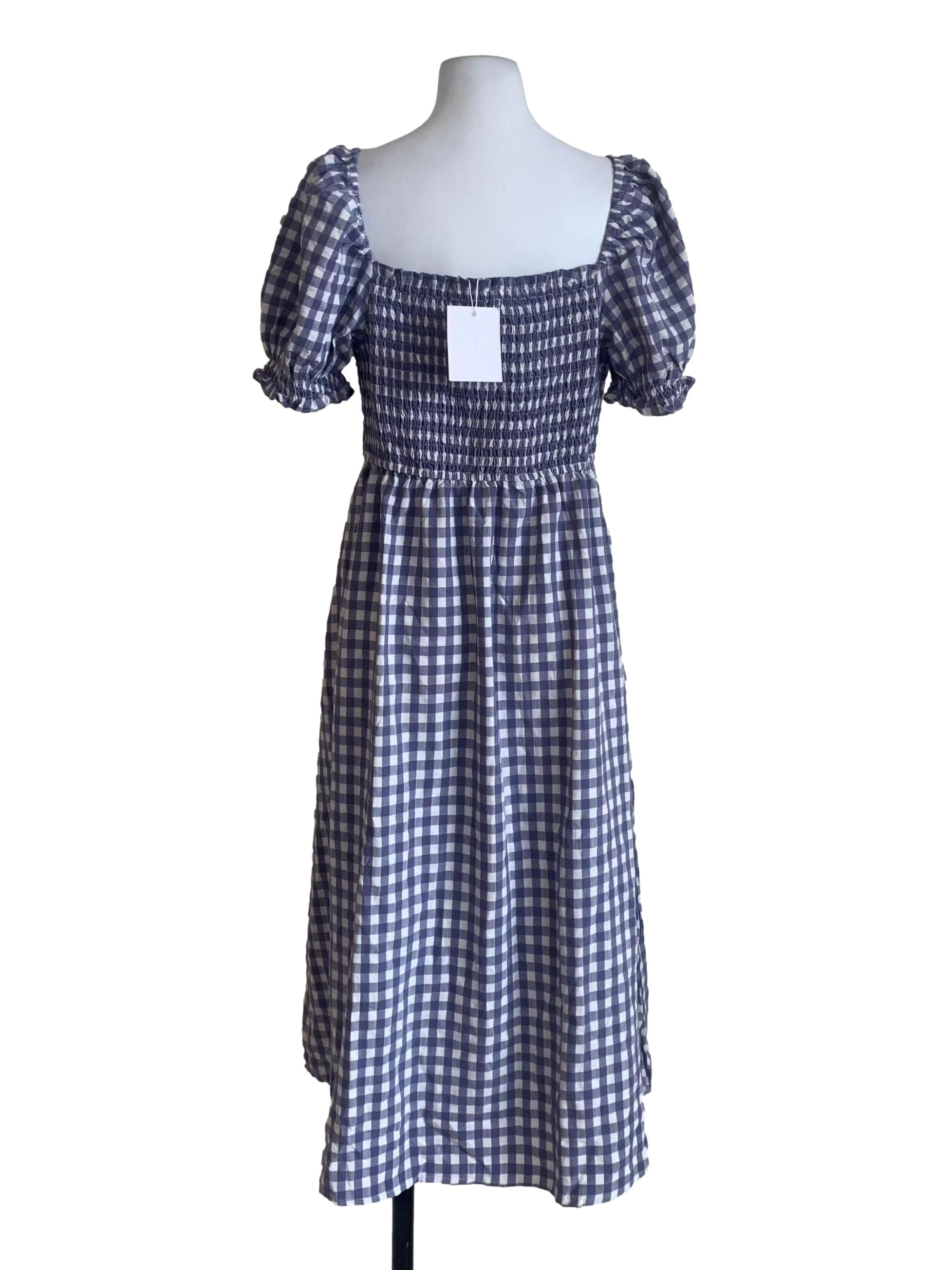 Purple Gingham Dress