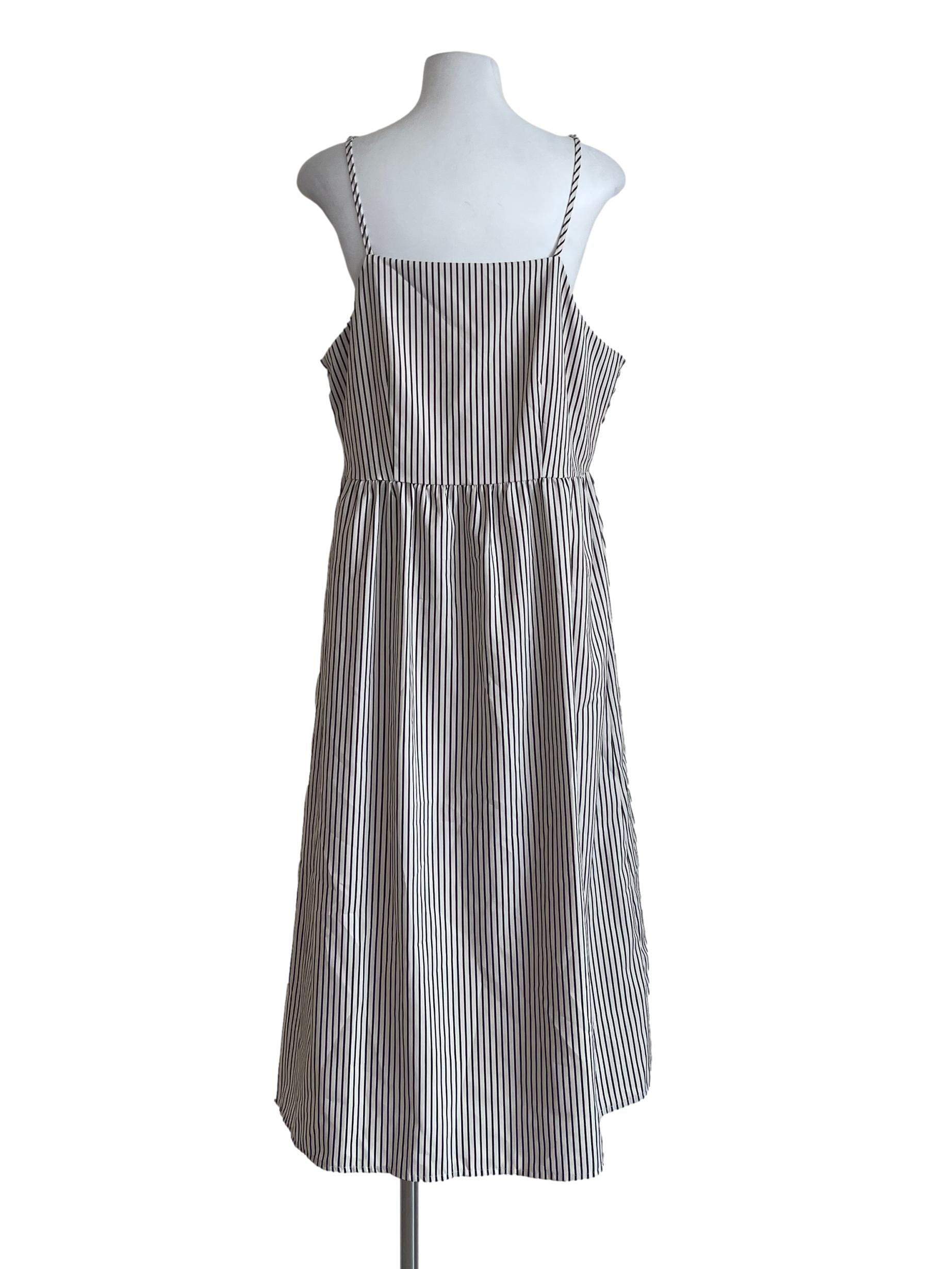 Brown Striped Dress