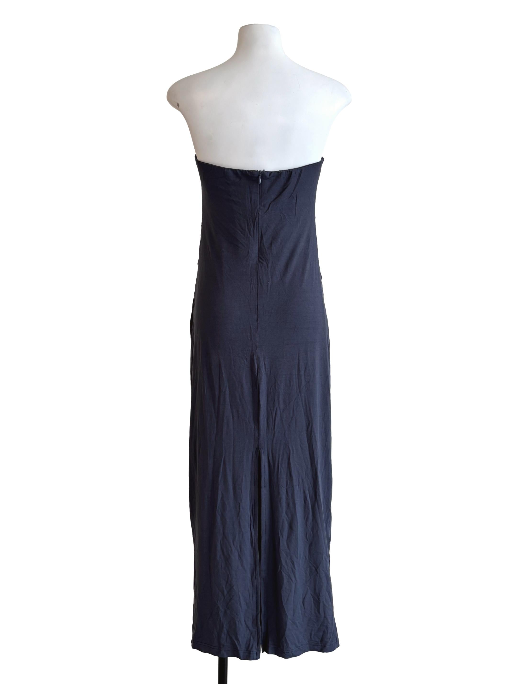 Spruce Blue Strapless Bodycon Dress TTR