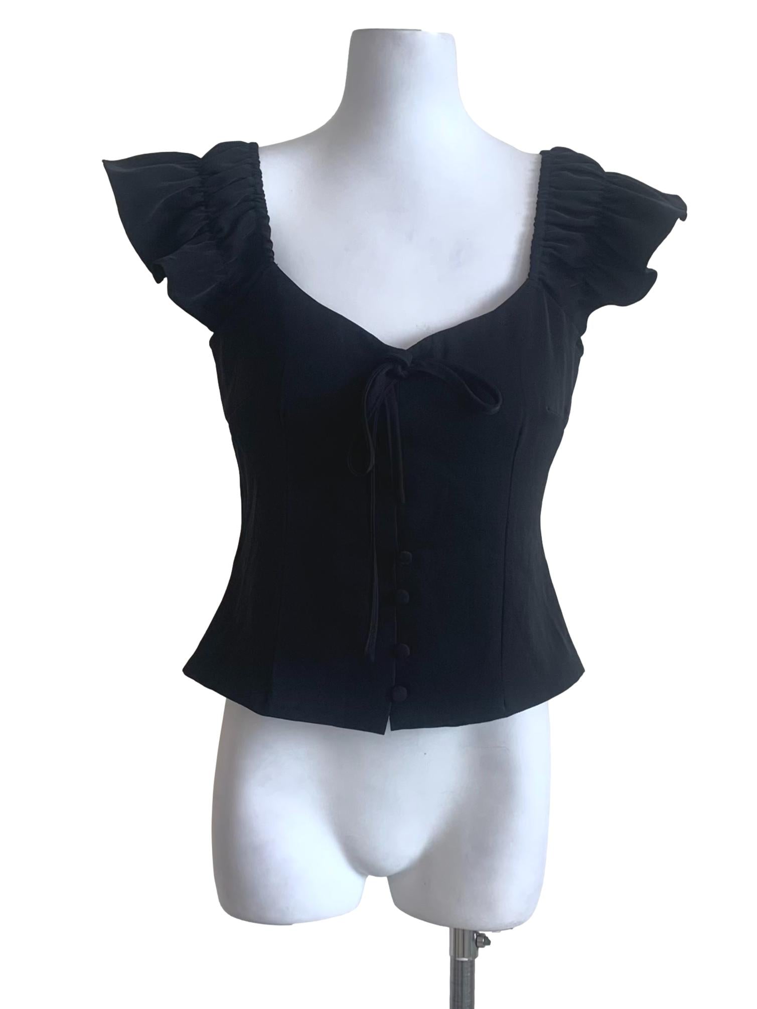 Black Sleeveless Top