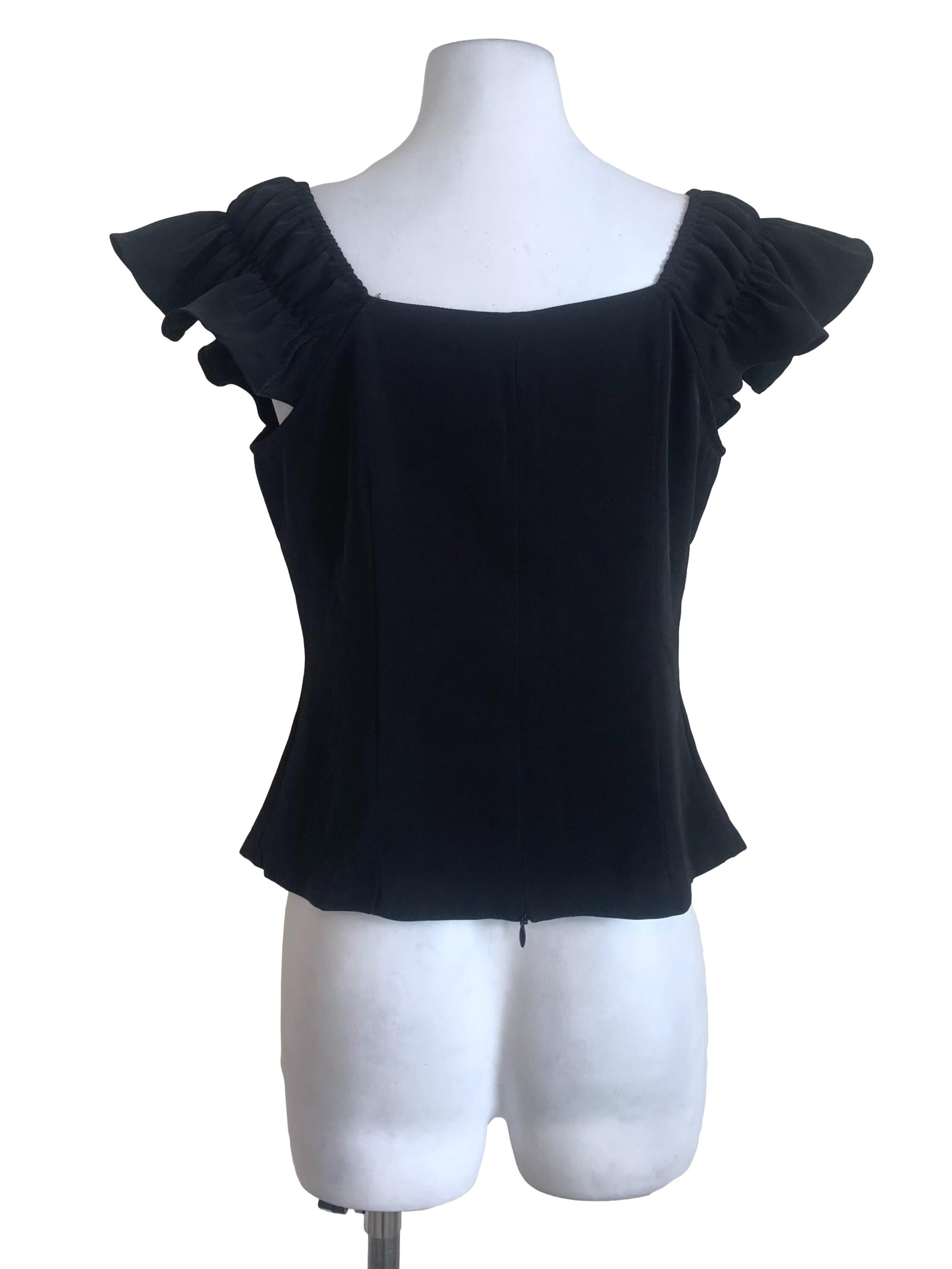 Black Sleeveless Top
