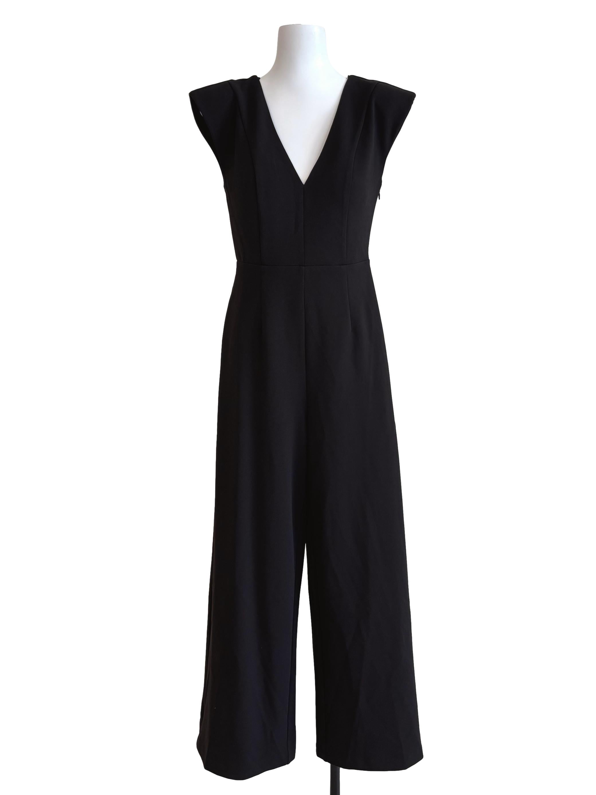 Slate Black Sleeveless Jumpsuit LB