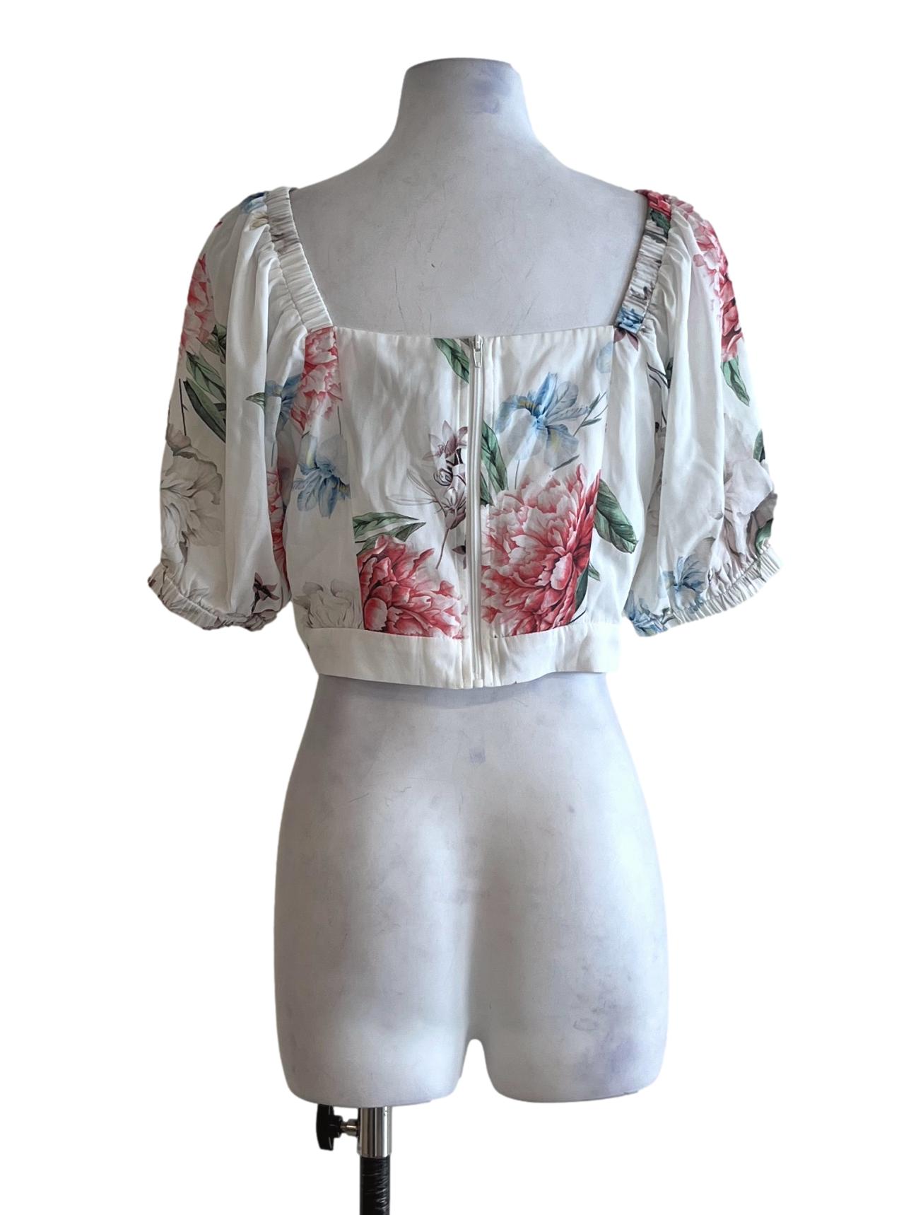 White Floral Blouse TCL