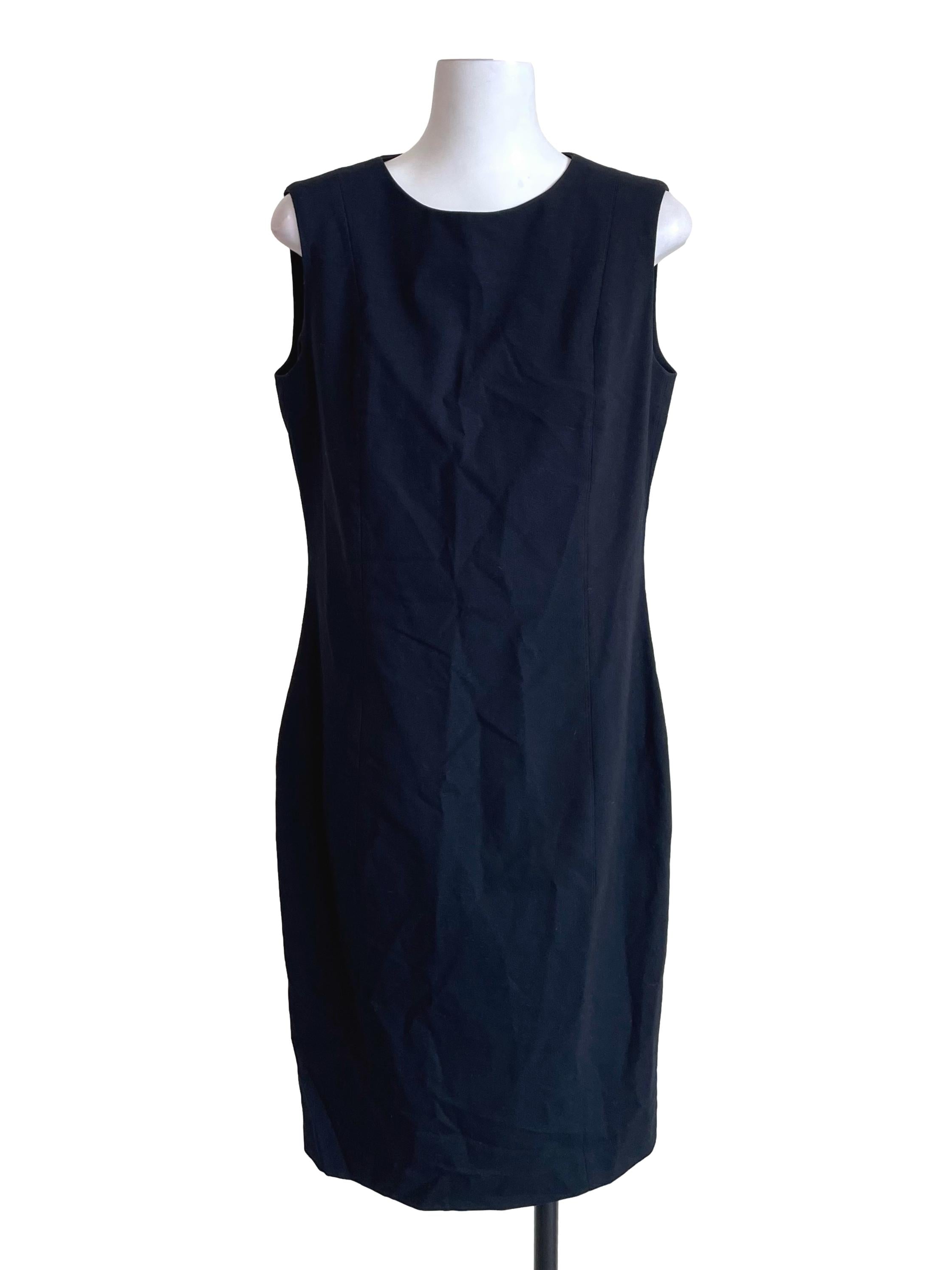 Dark Denim Bateau Slip Dress
