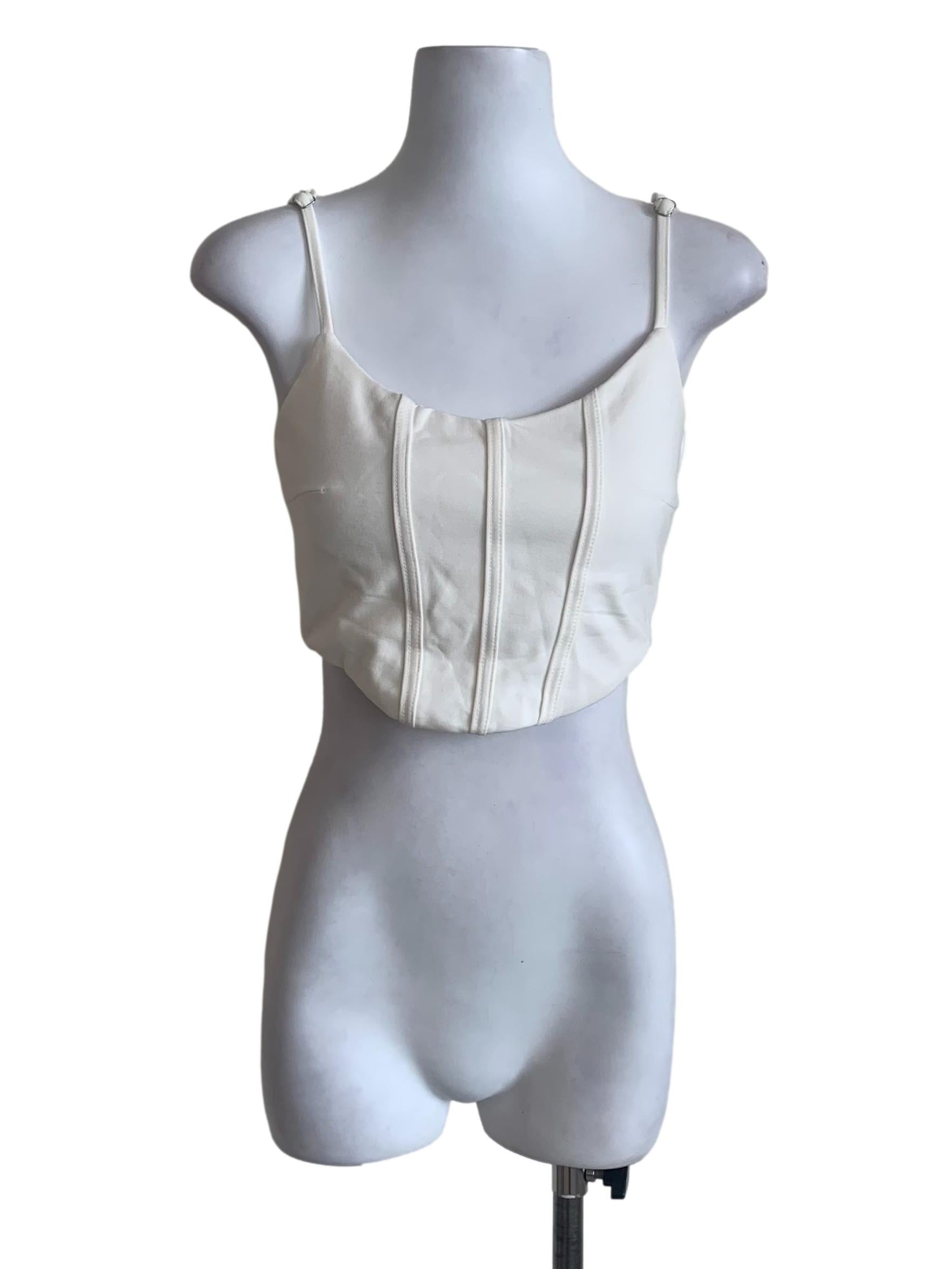 Off White Tube Top