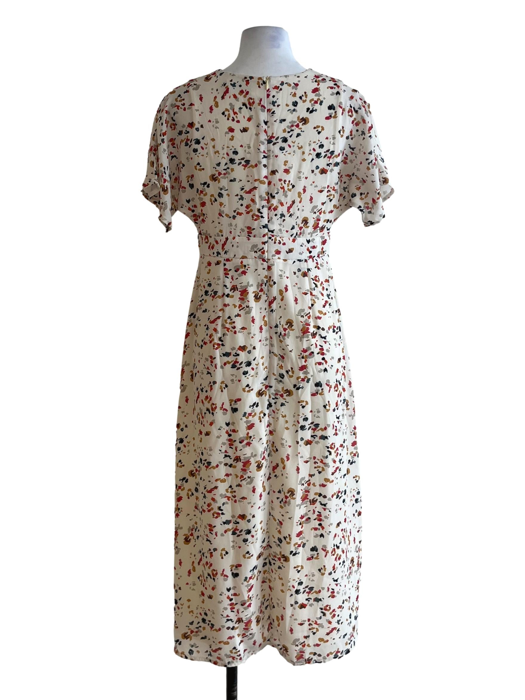 Buttermilk Yellow V-Neckline Empire Dress TCL