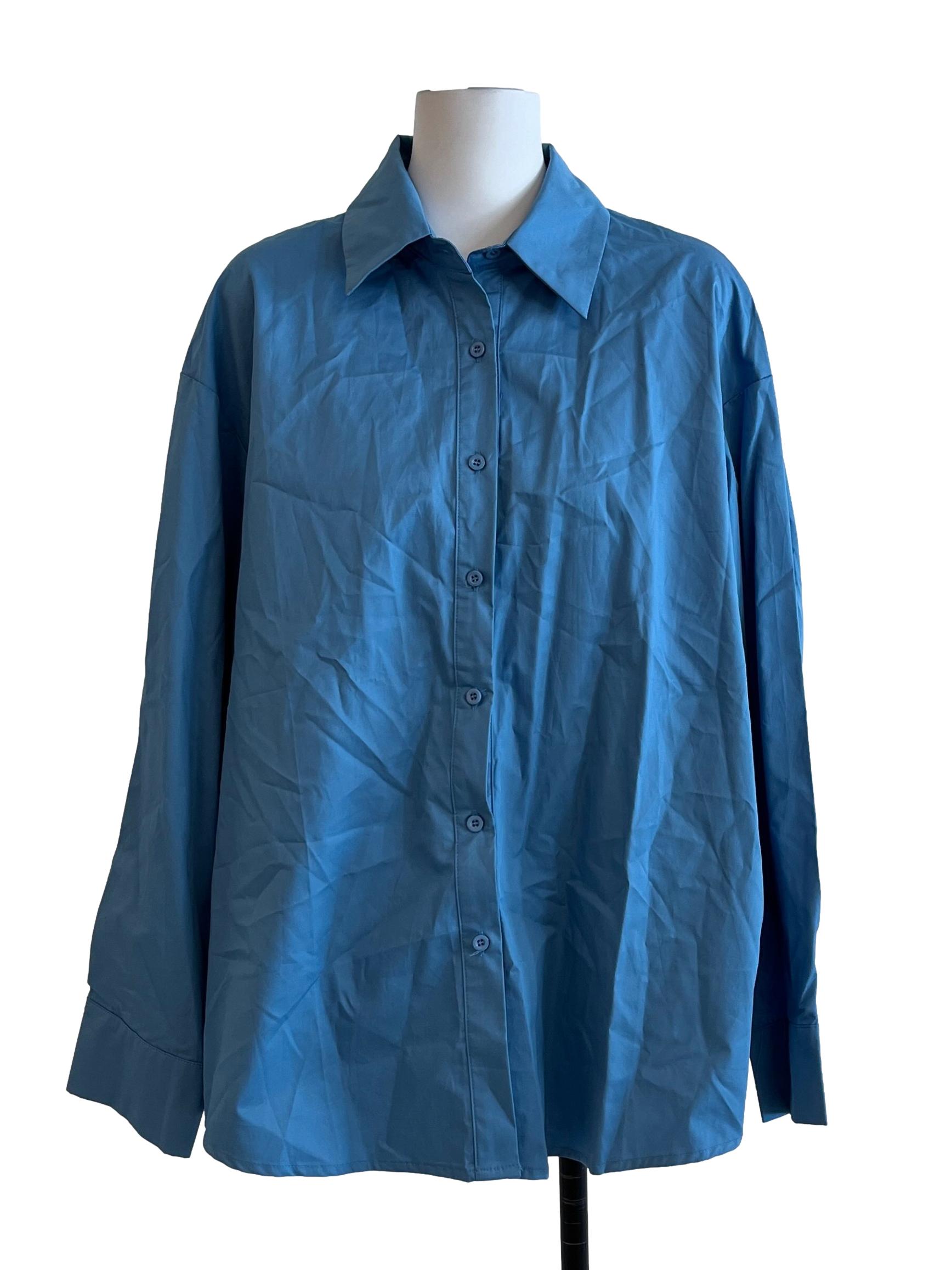 Sky Blue Long Sleeve Top