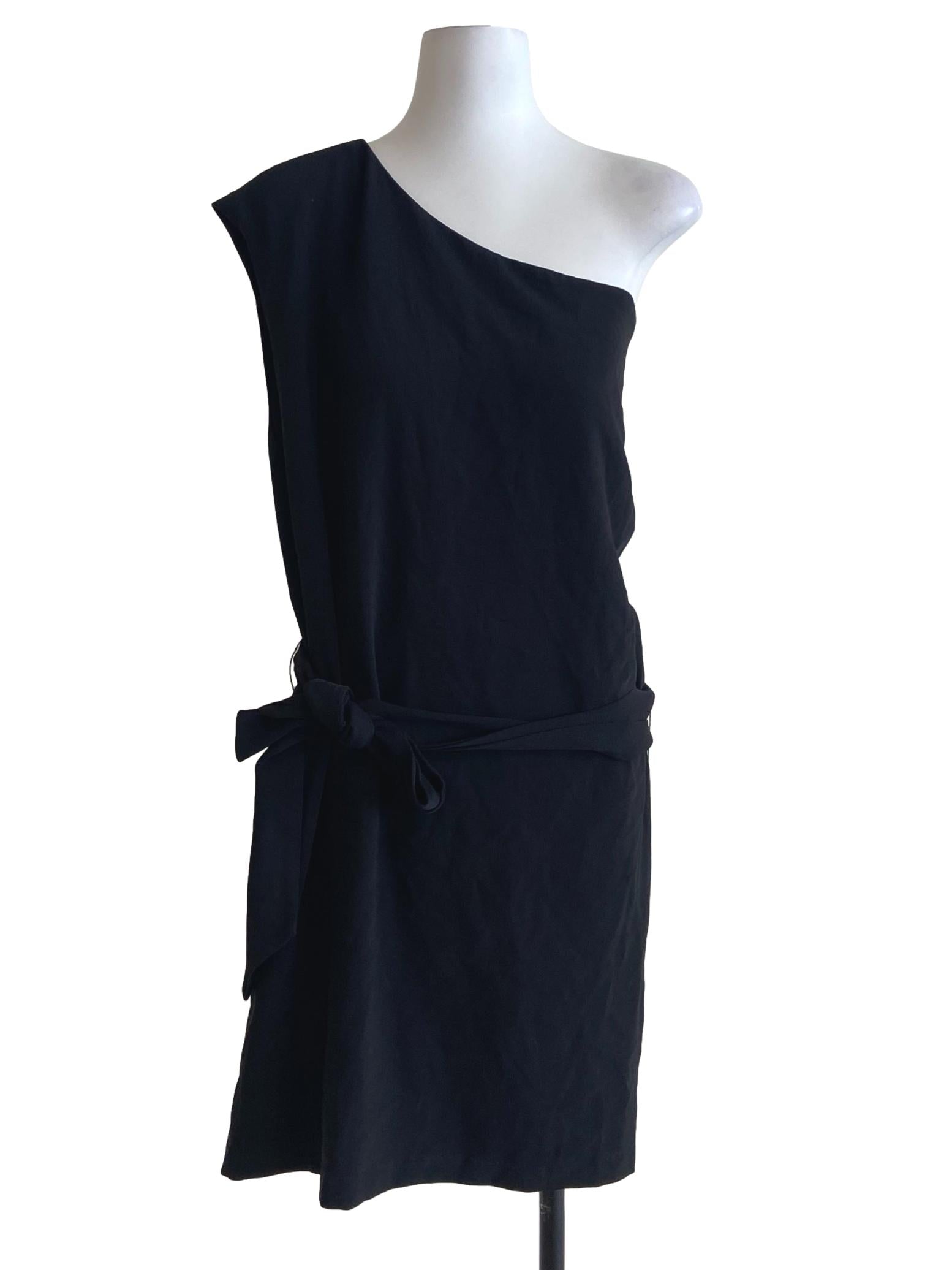 Black Asymmetric Dress