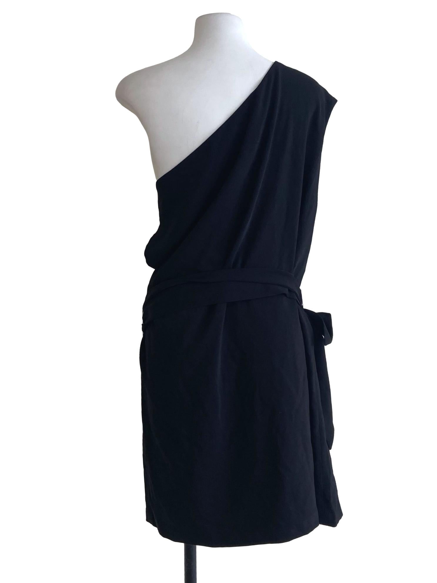 Black Asymmetric Dress