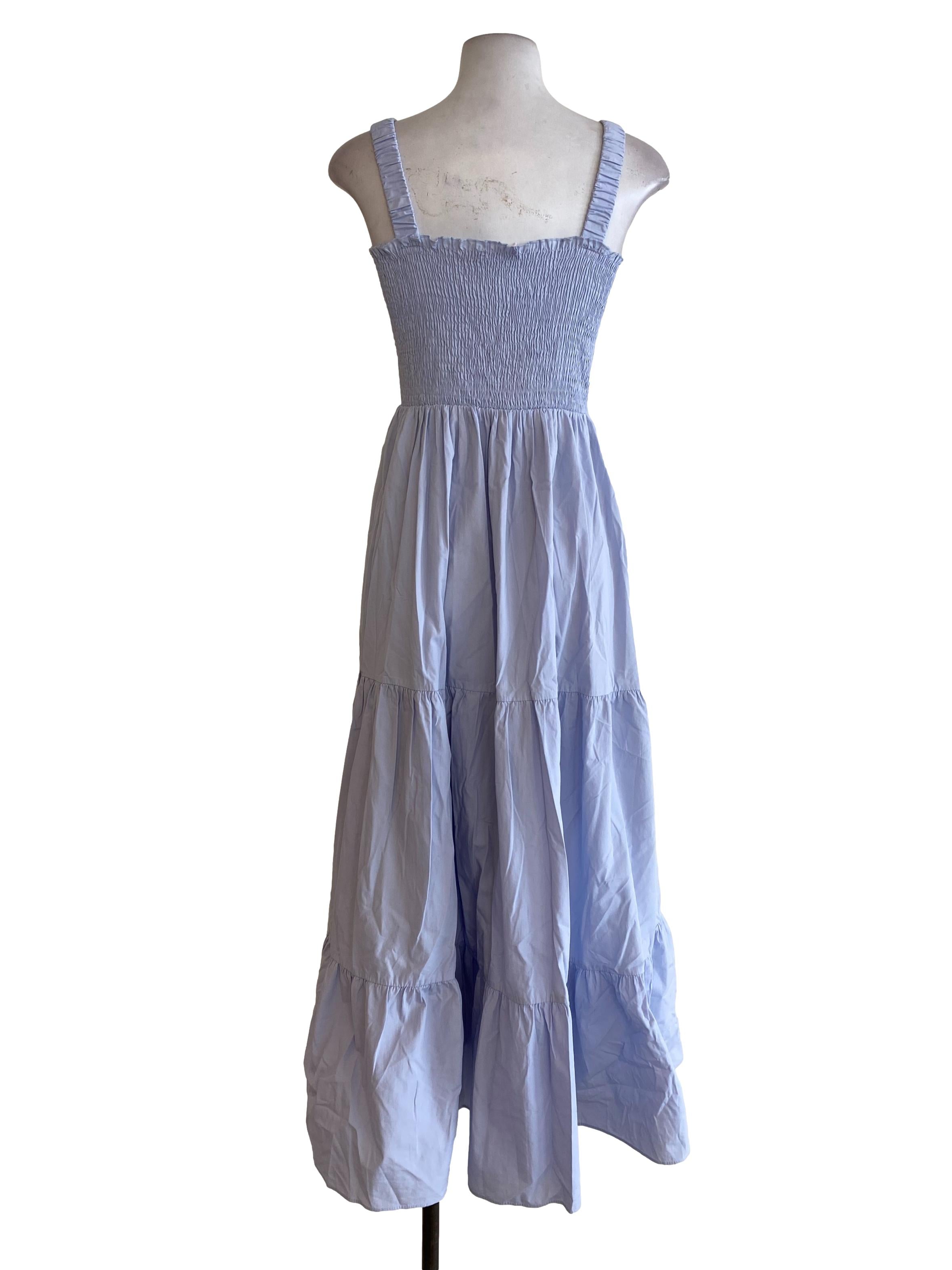 Purple Drop Waist Dress