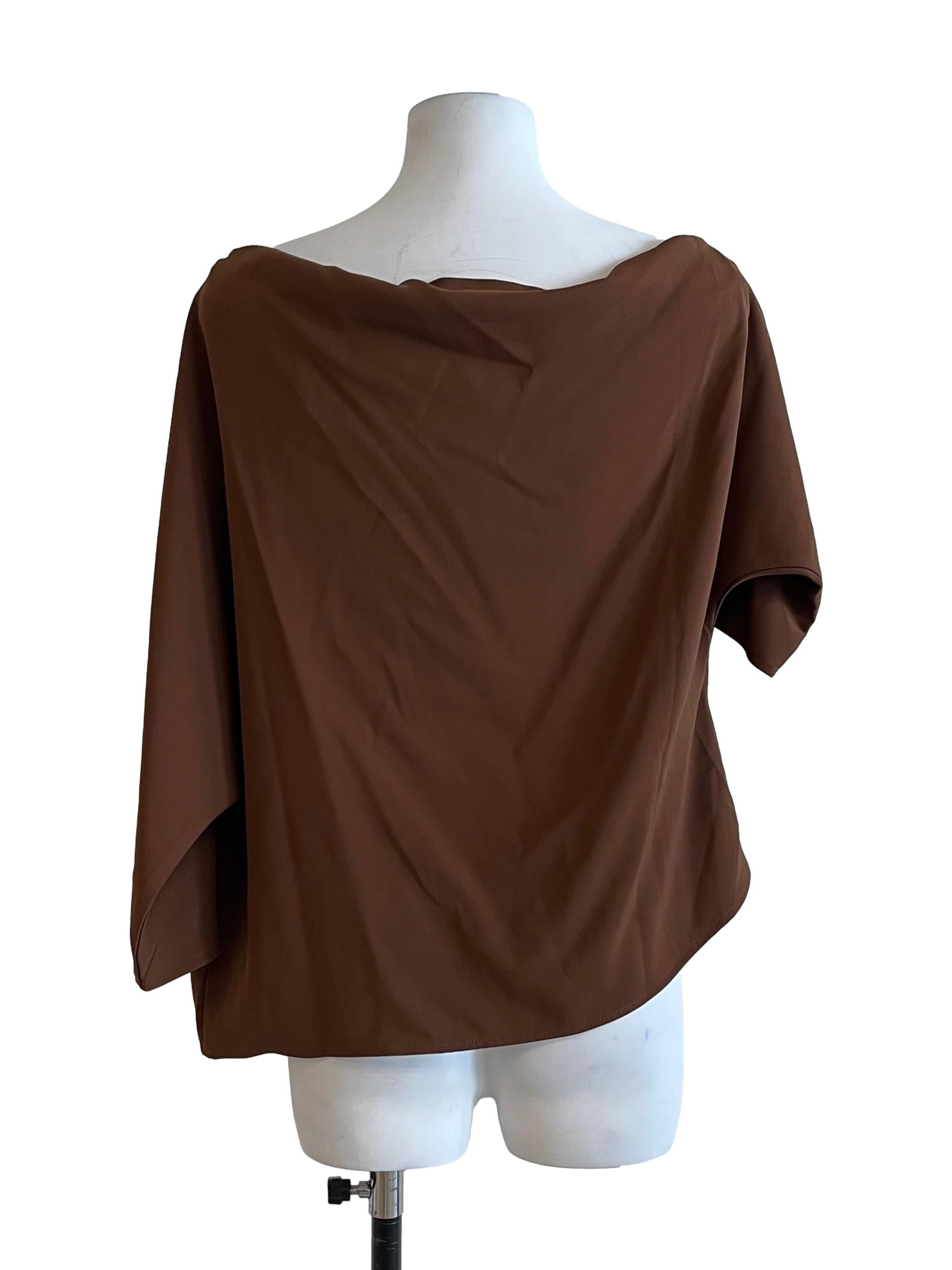 Tawny Brown Off Shoulder Top