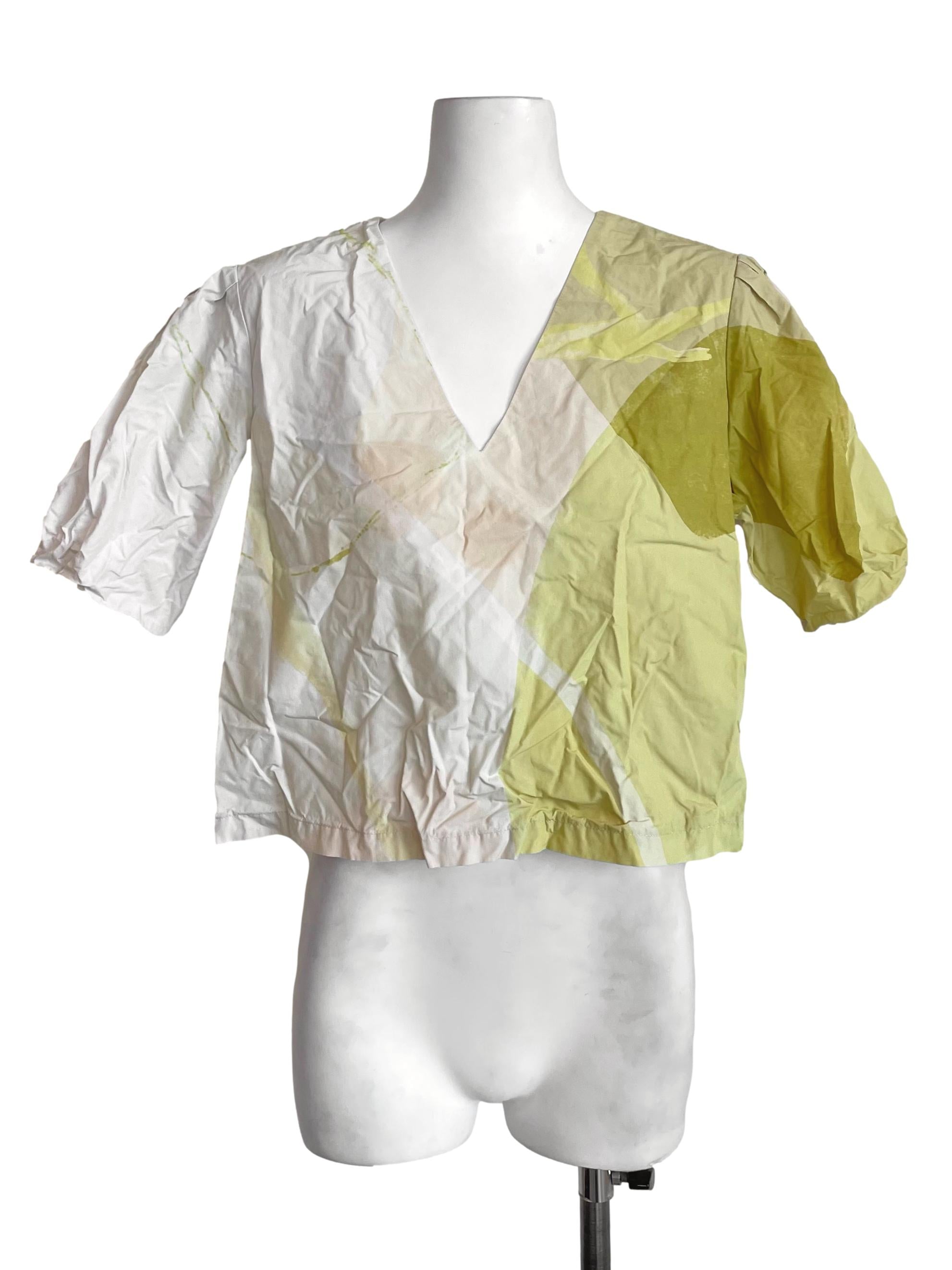 A Place To Be V-Neck Cotton Top OSN