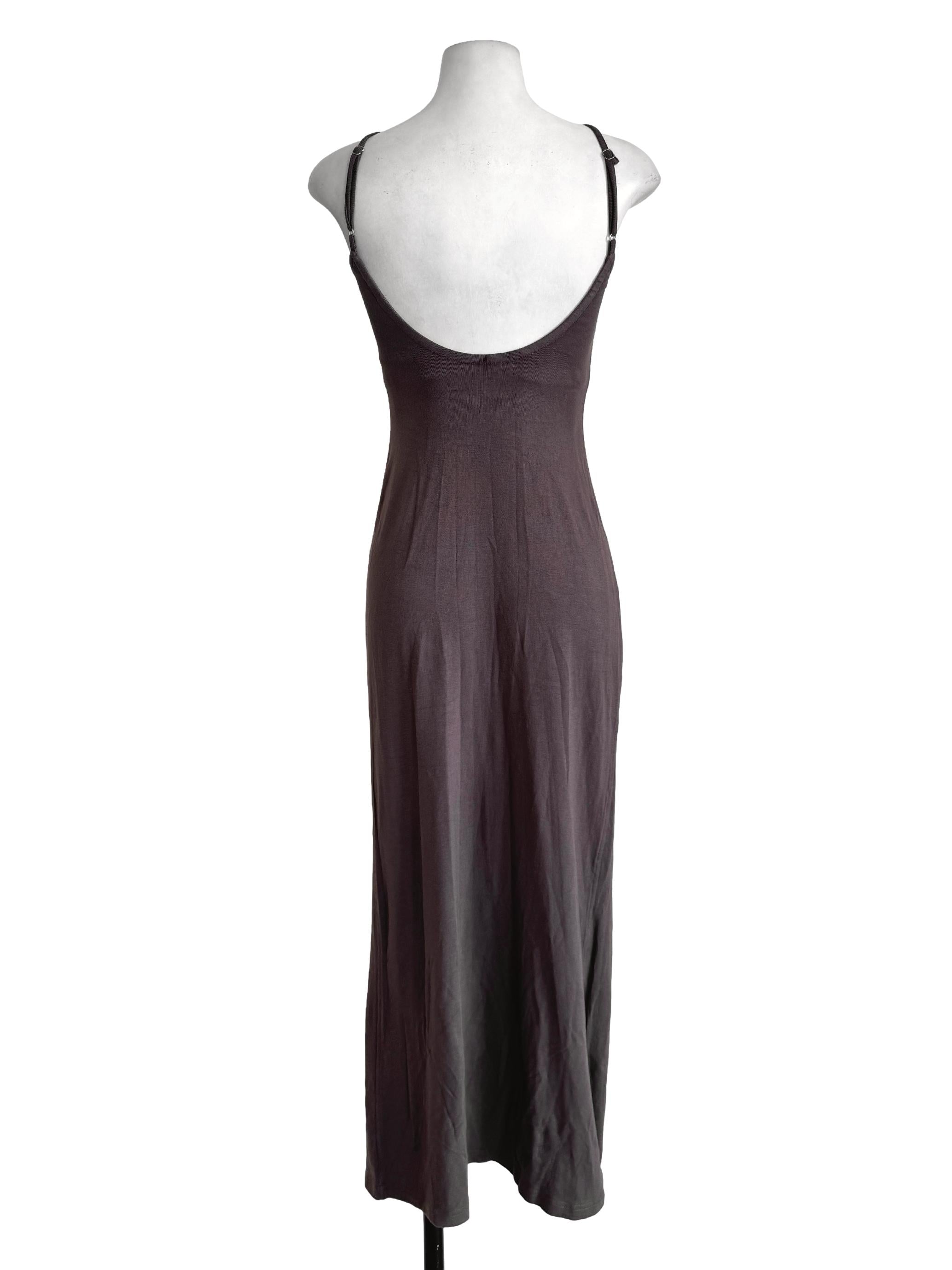 Brown Plain Bodycon
