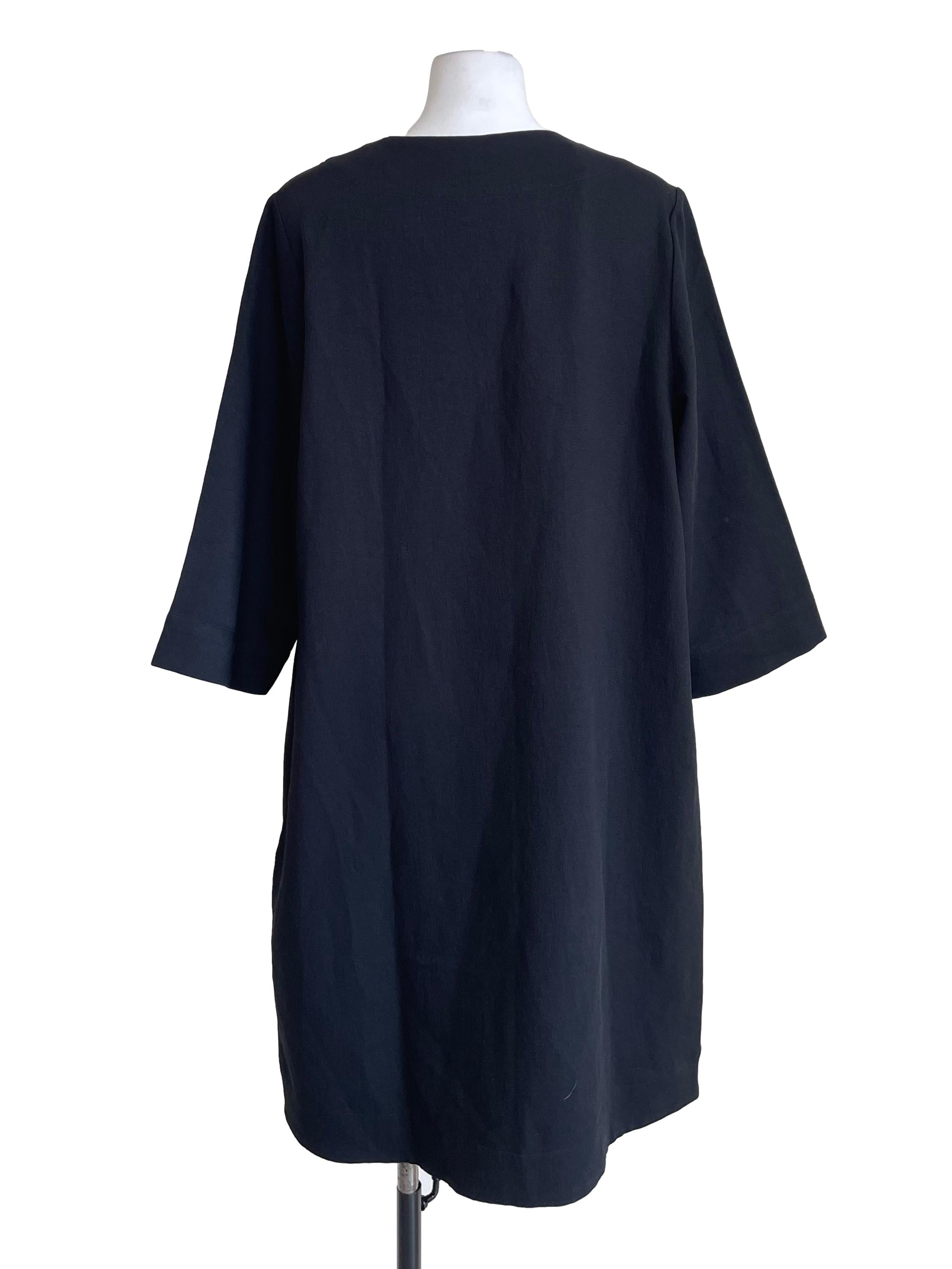 Coal V Neck Baggy Dress